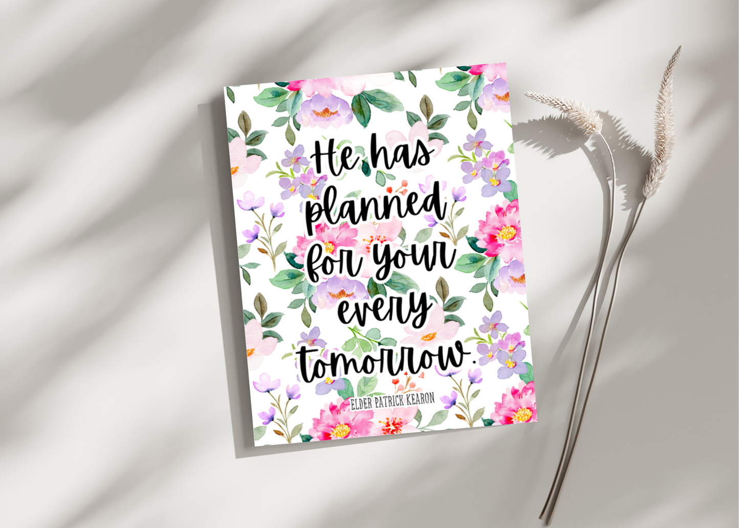He has planned... Greeting Card