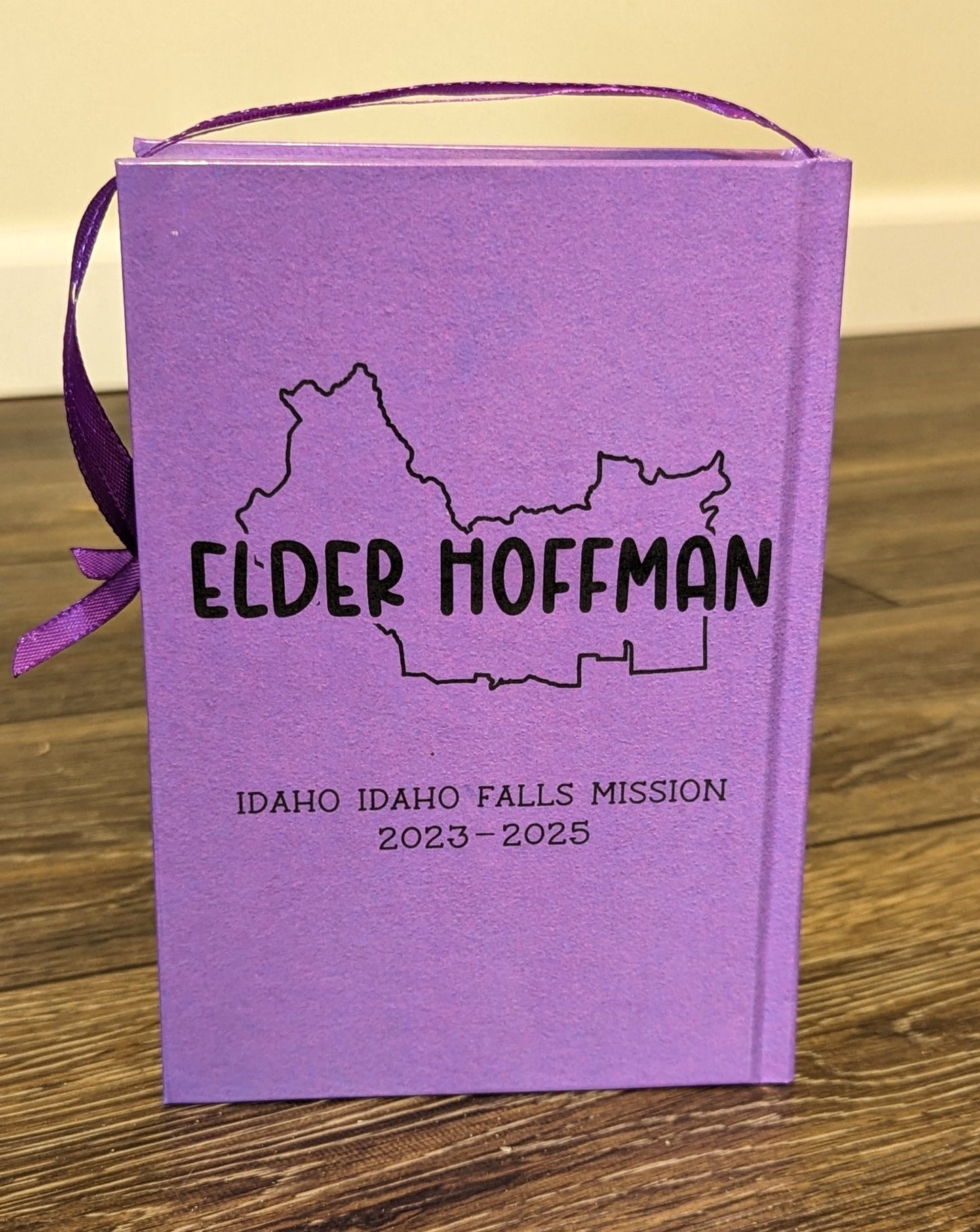 1M Hardcover Handmade Missionary Book of Mormon Purple