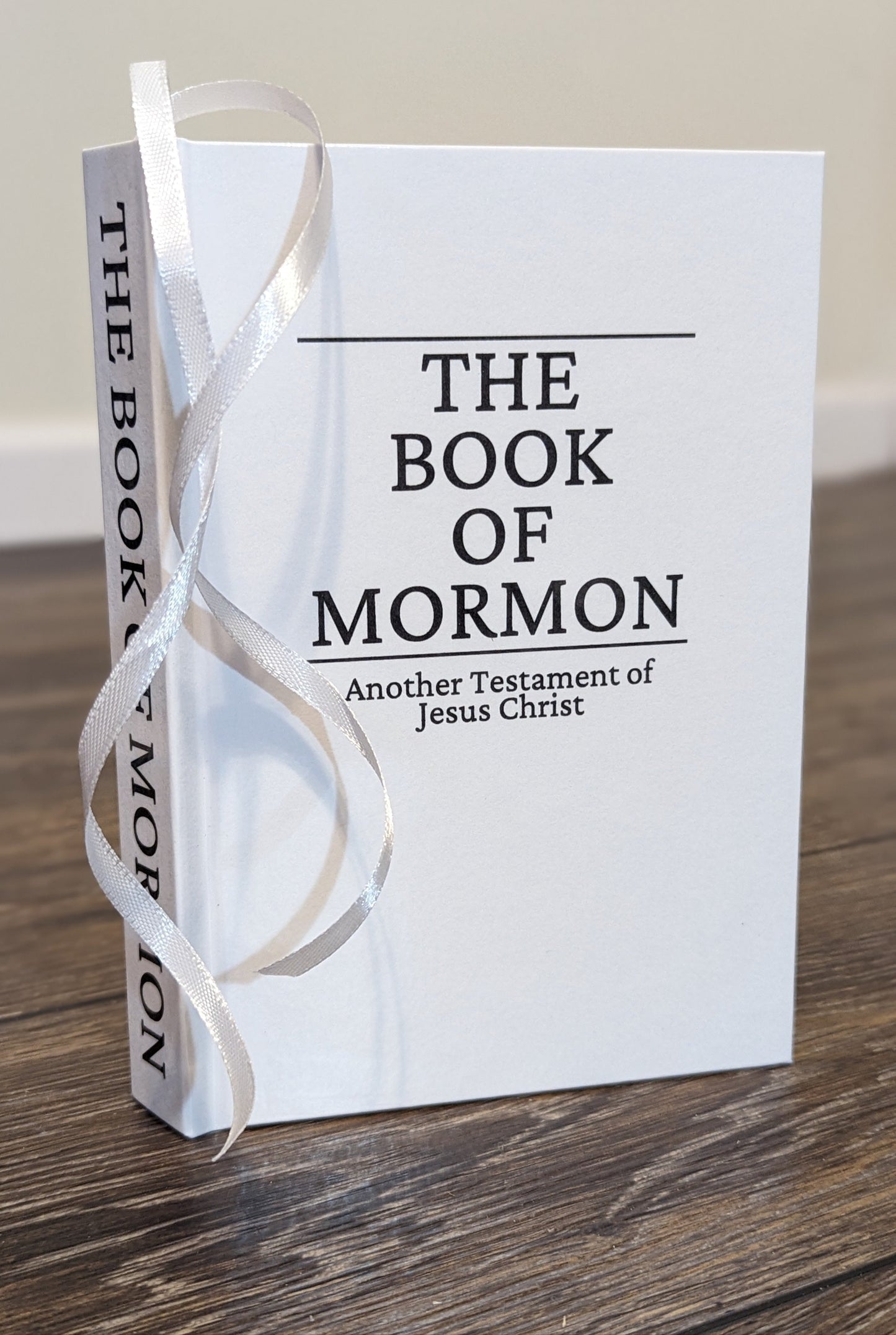 7C Hardcover Handmade Book of Mormon Christ