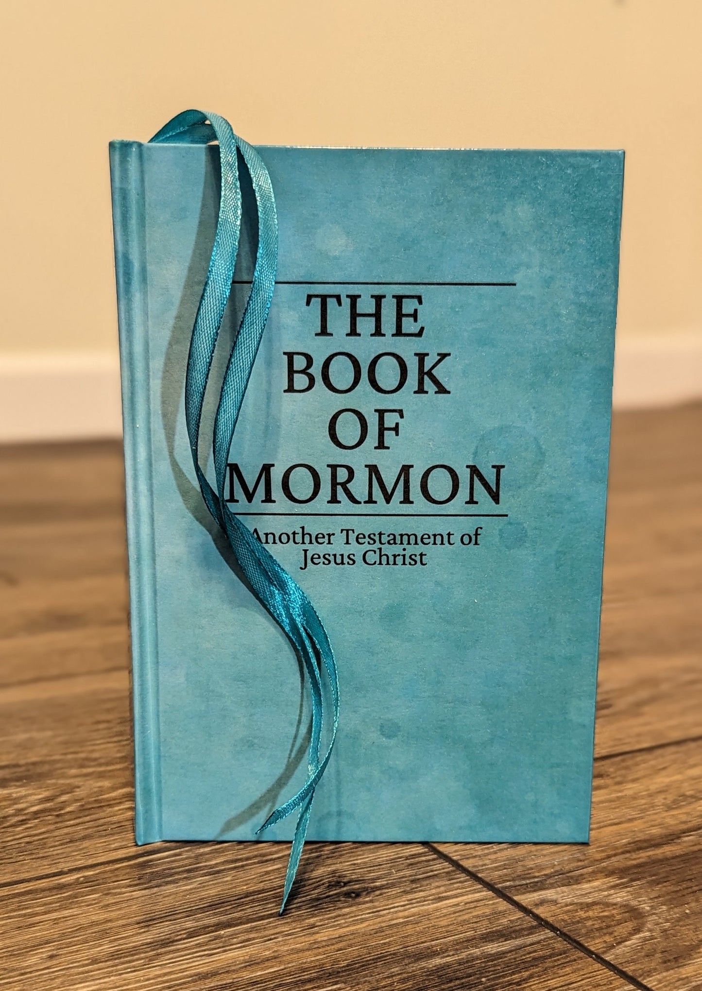 2C Hardcover Handmade Book of Mormon Teal