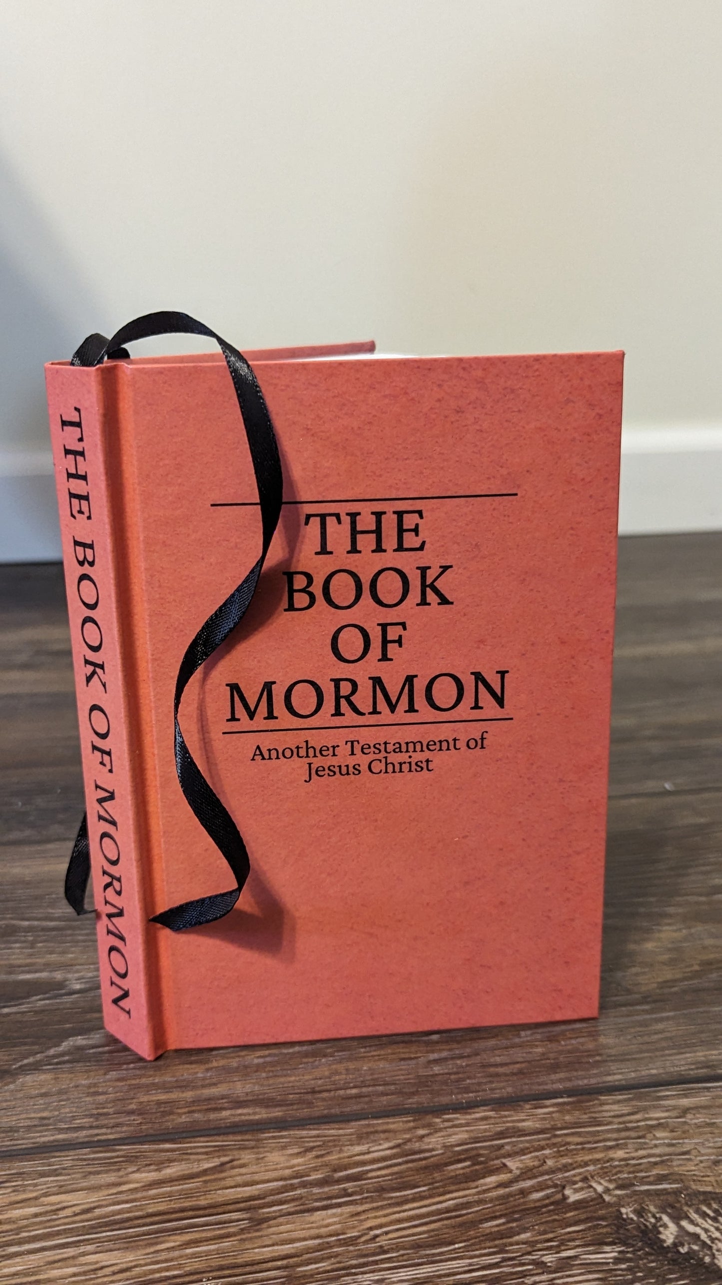 10M Hardcover Handmade Missionary Book of Mormon Red