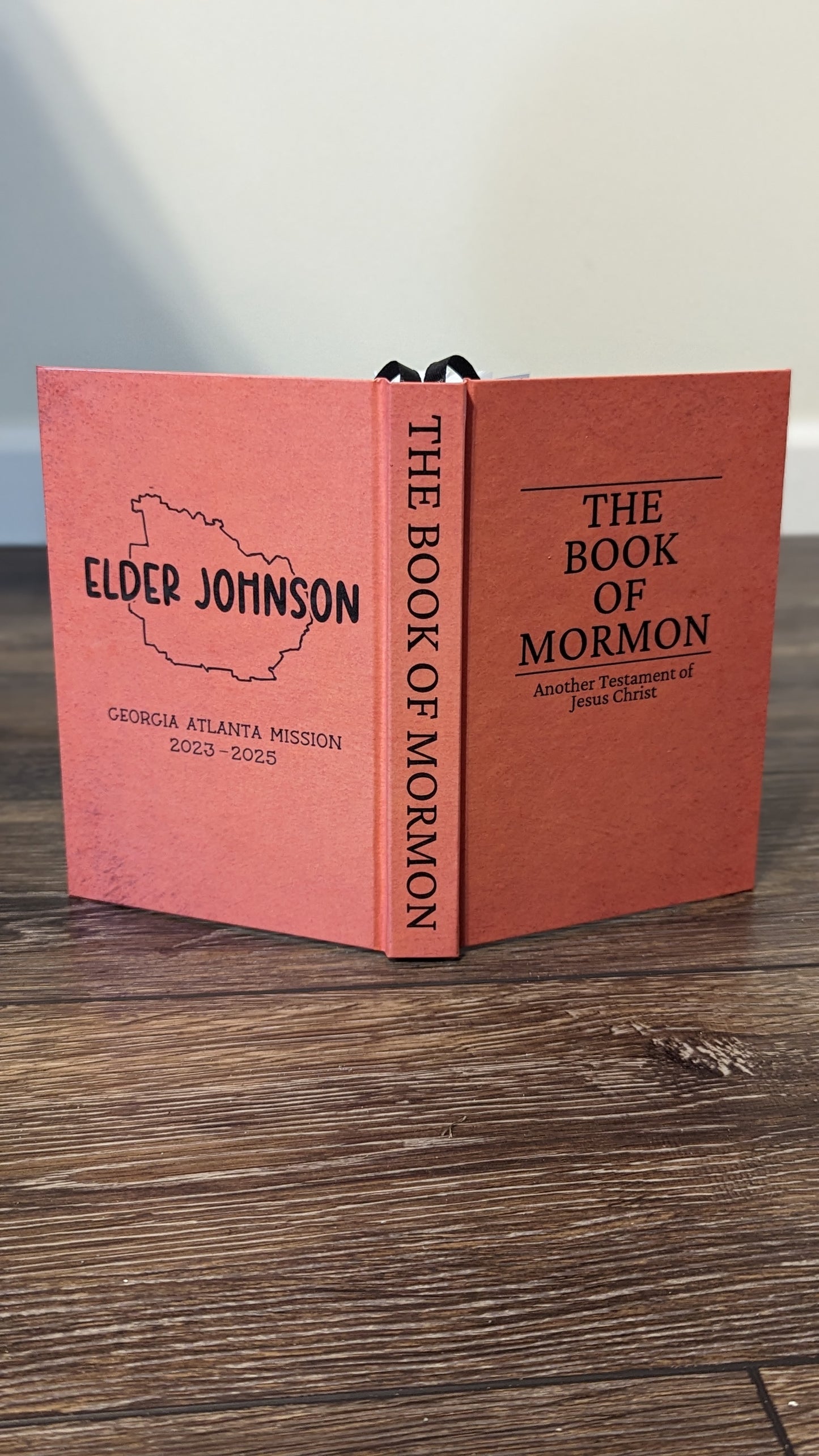 10M Hardcover Handmade Missionary Book of Mormon Red