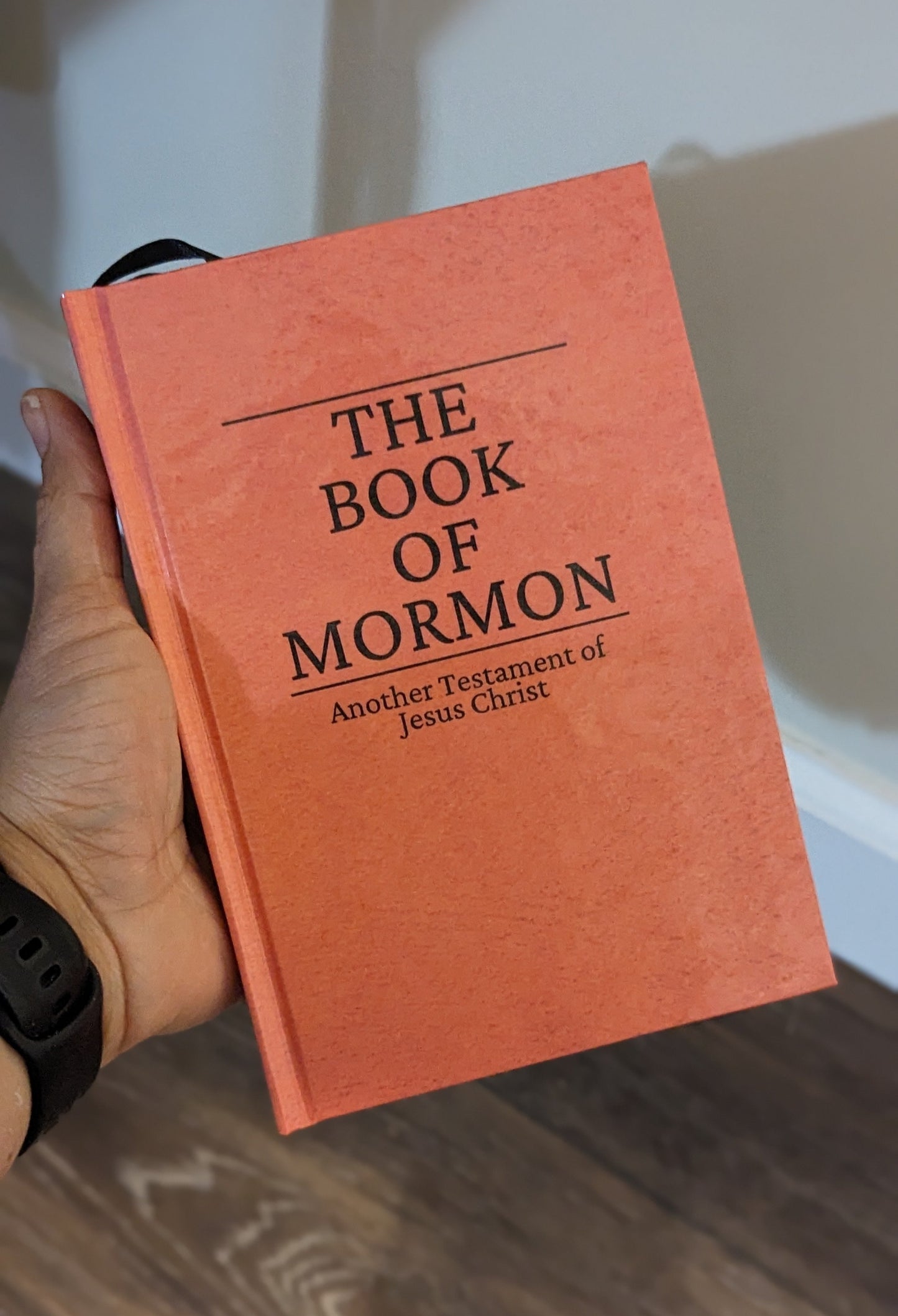 10M Hardcover Handmade Missionary Book of Mormon Red