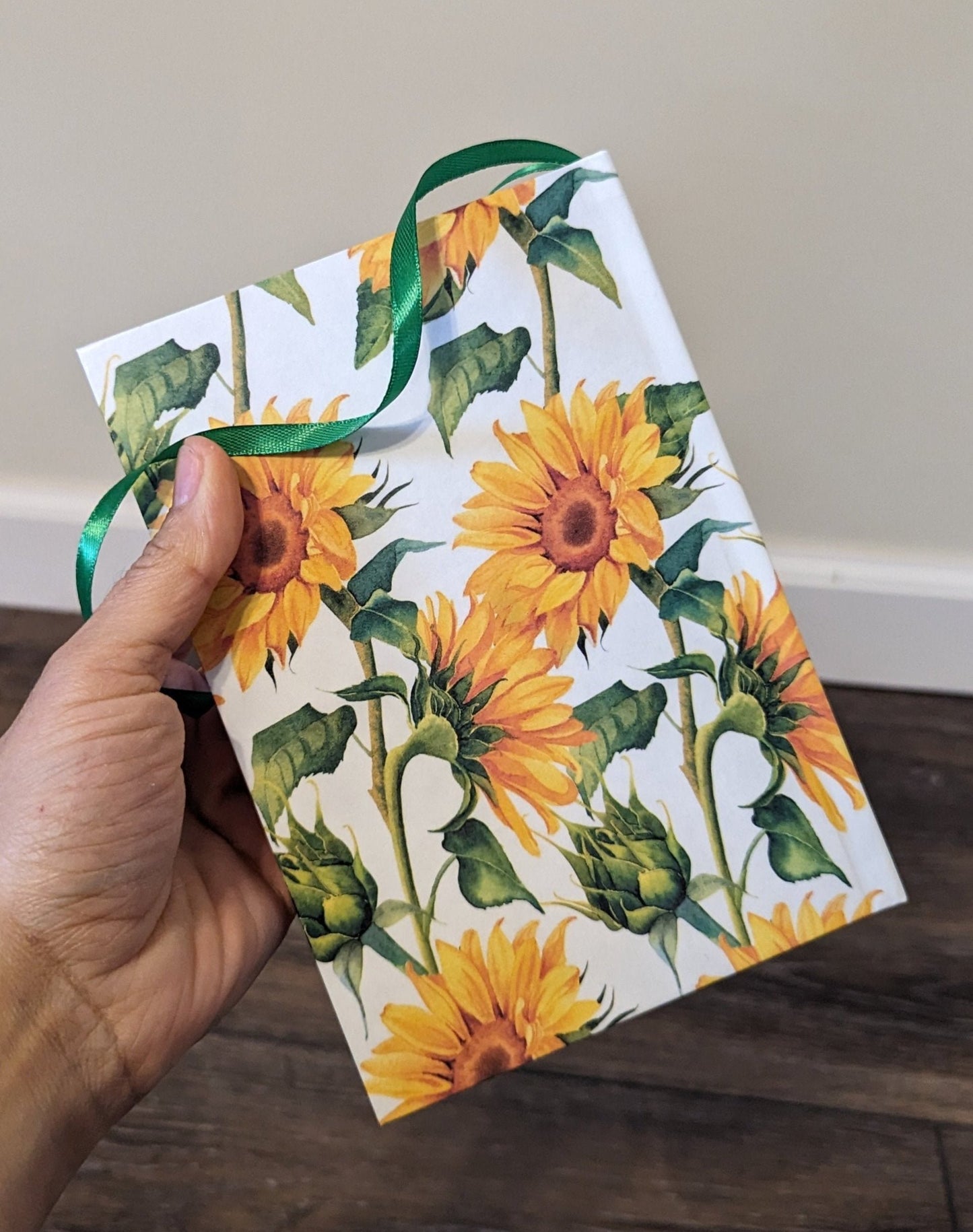 4F Hardcover Handmade Floral Book of Mormon