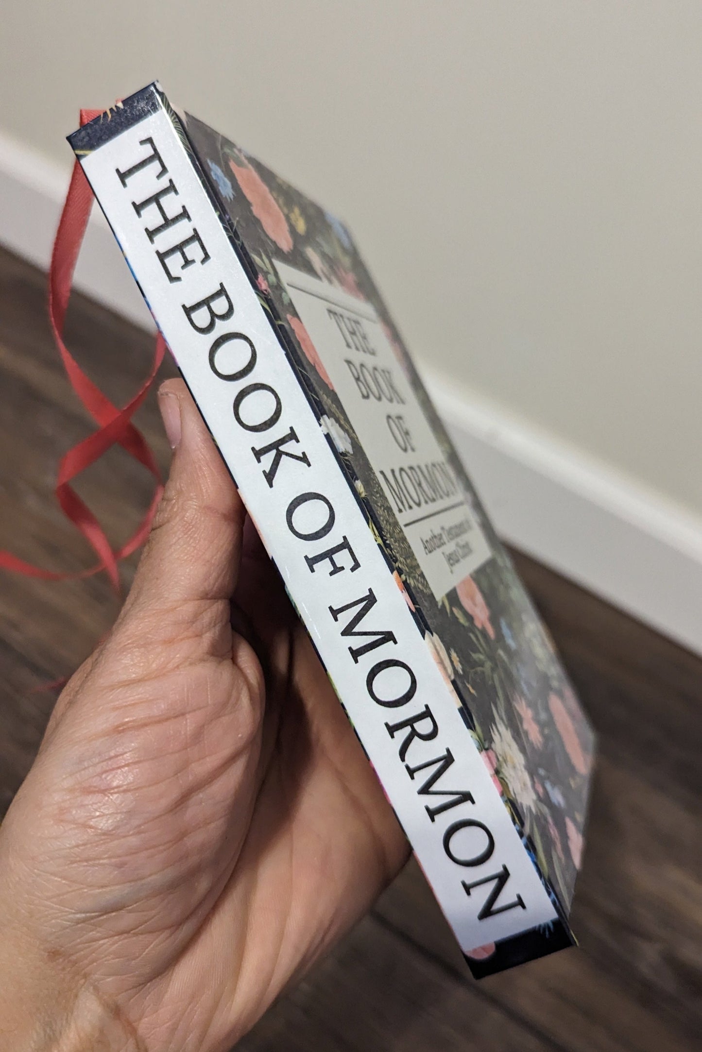 18F Hardcover Handmade Floral Book of Mormon