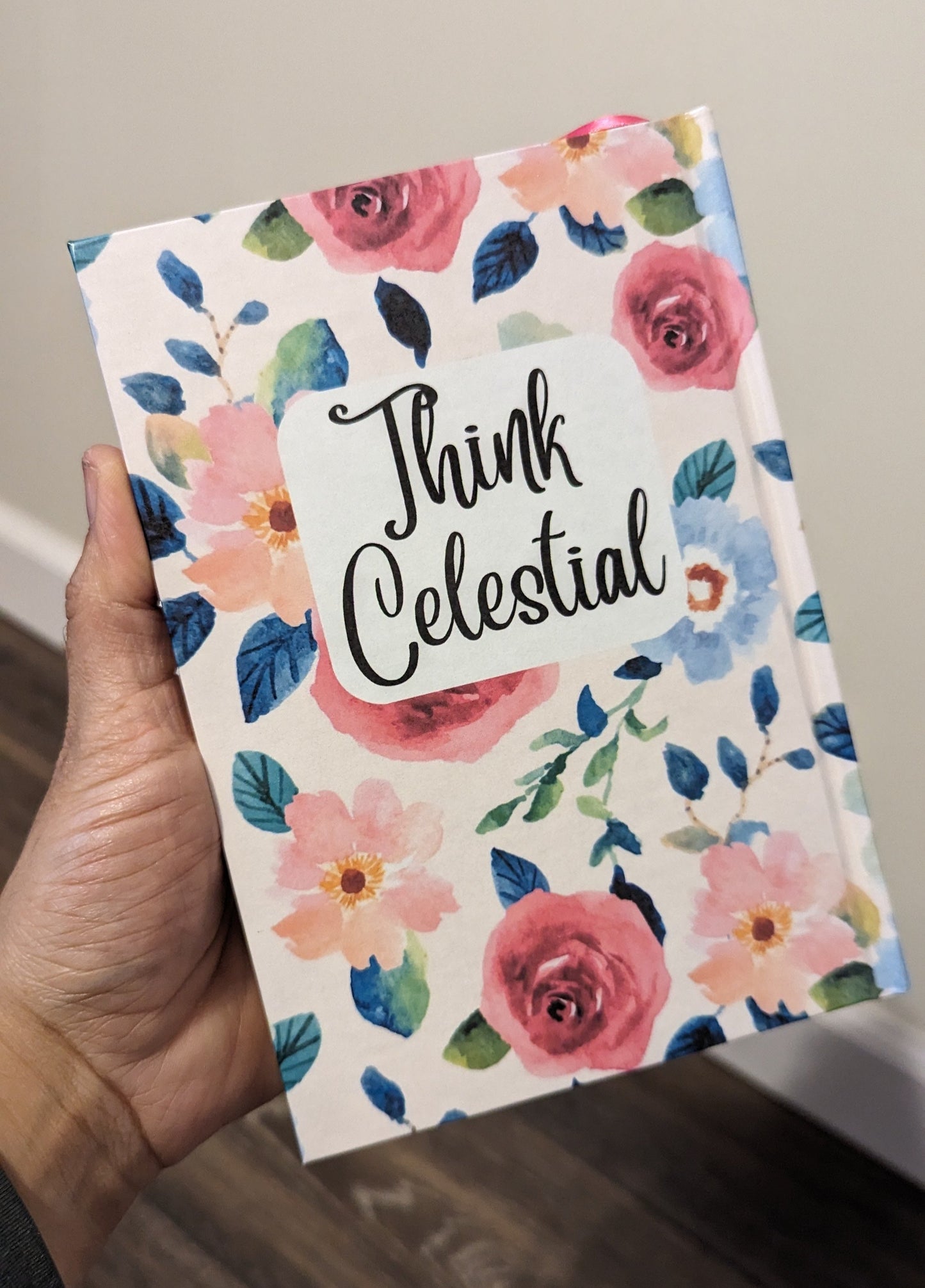 17F Hardcover Handmade Floral Book of Mormon