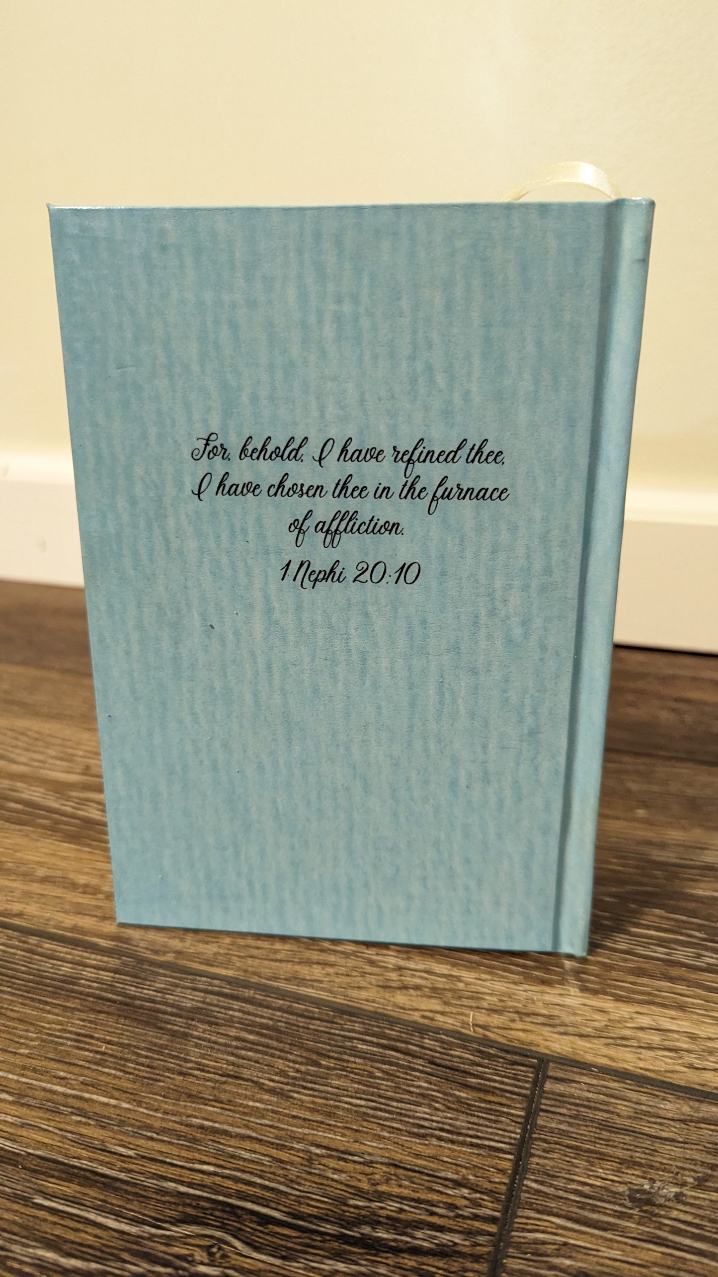 1C Hardcover Handmade Book of Mormon Light Teal