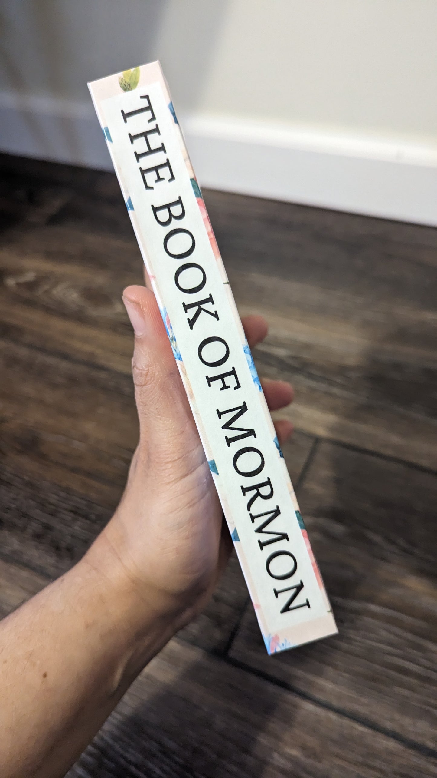 14F Hardcover Handmade Floral Book of Mormon