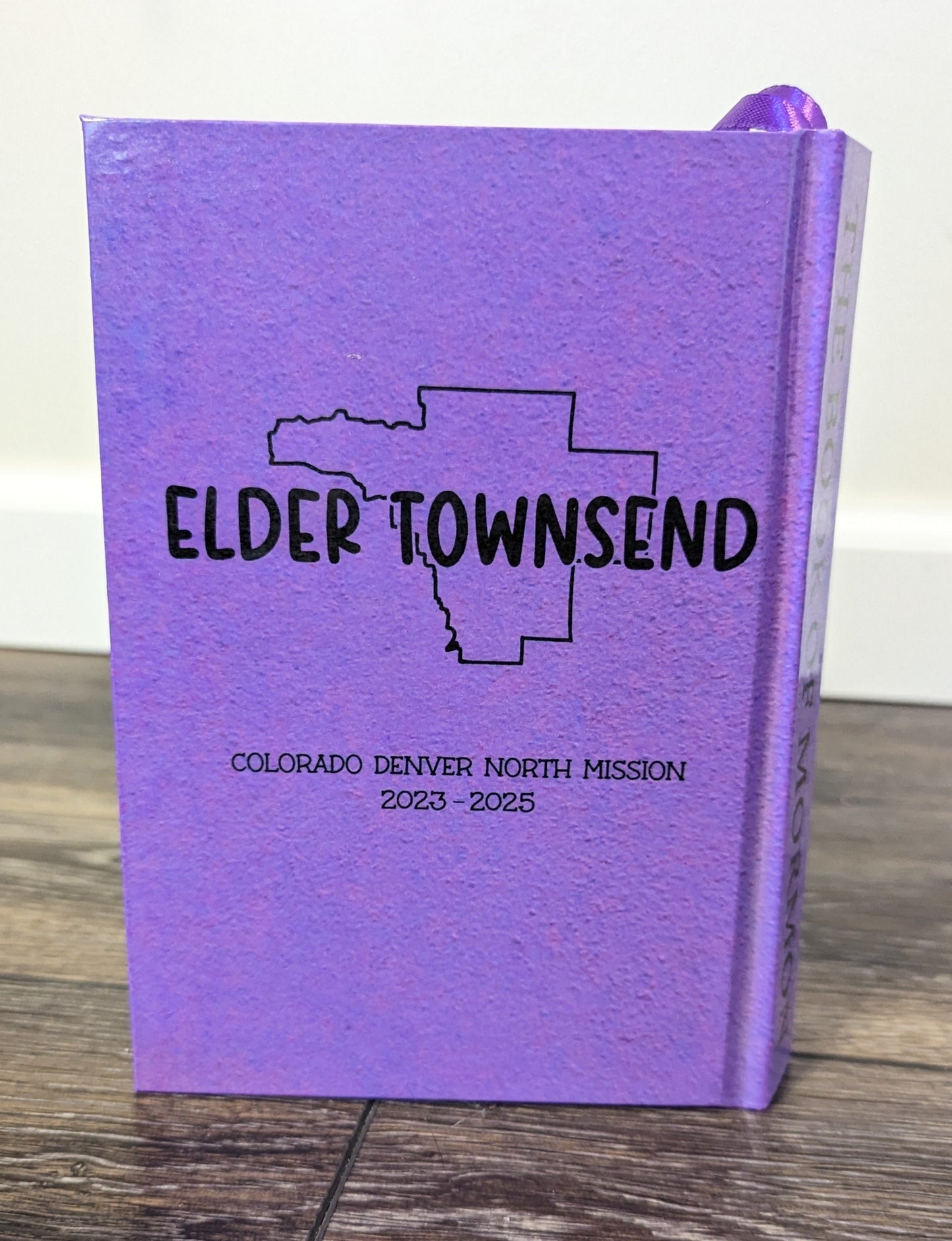 1M Hardcover Handmade Missionary Book of Mormon Purple