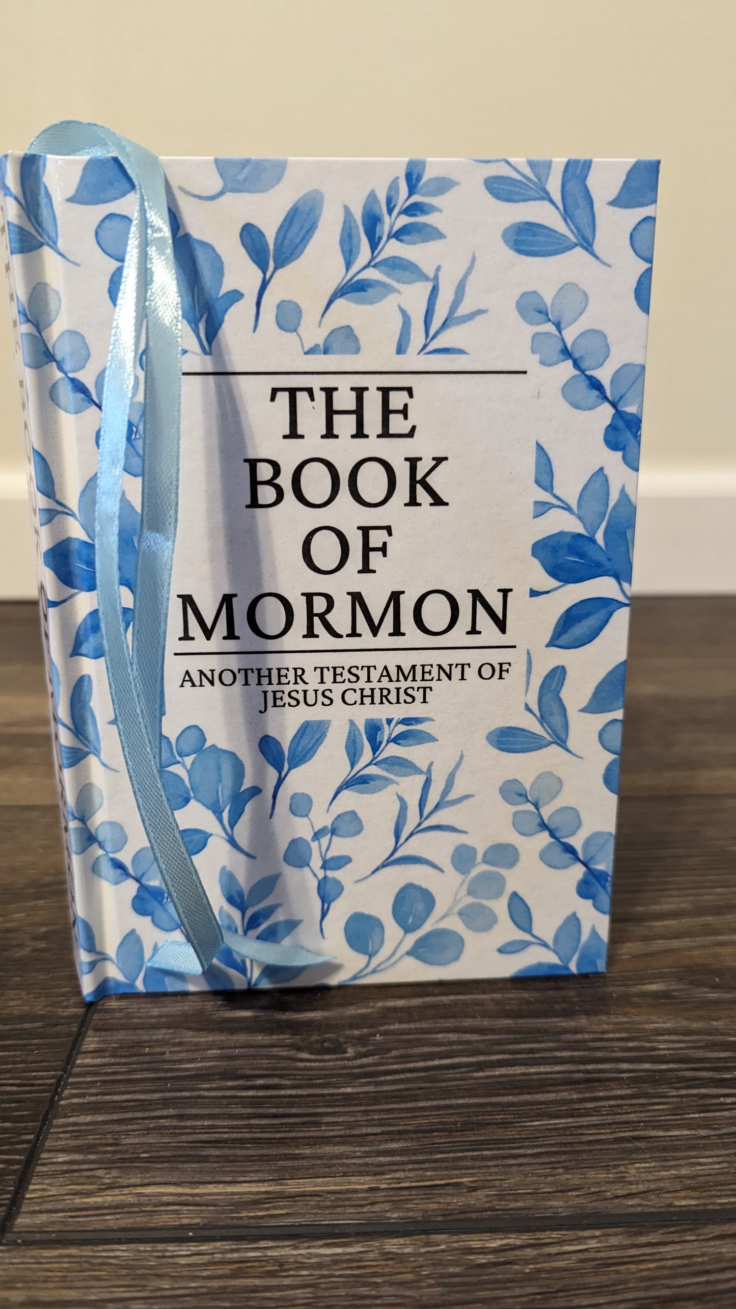 20F Hardcover Handmade Floral Book of Mormon