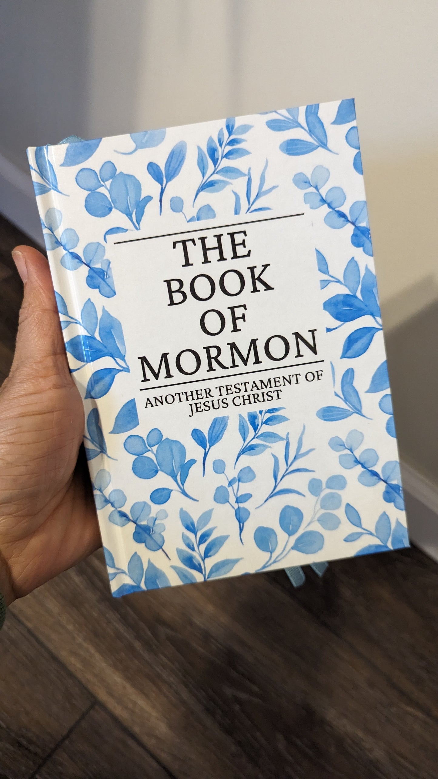 20F Hardcover Handmade Floral Book of Mormon