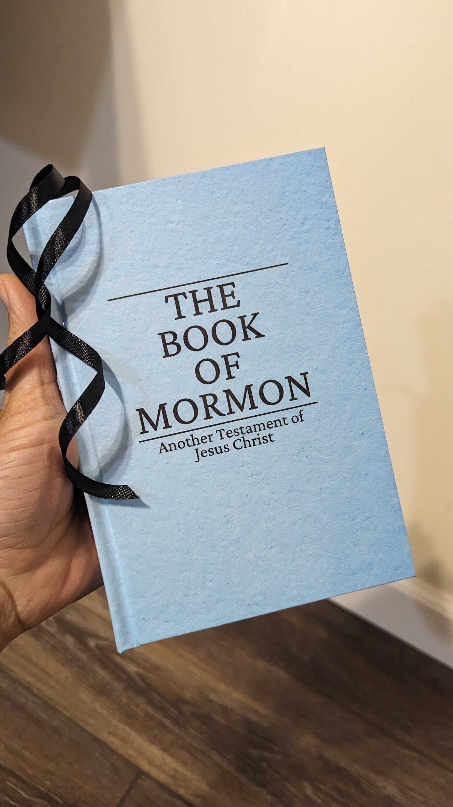 9C Hardcover Handmade Book of Mormon Christ