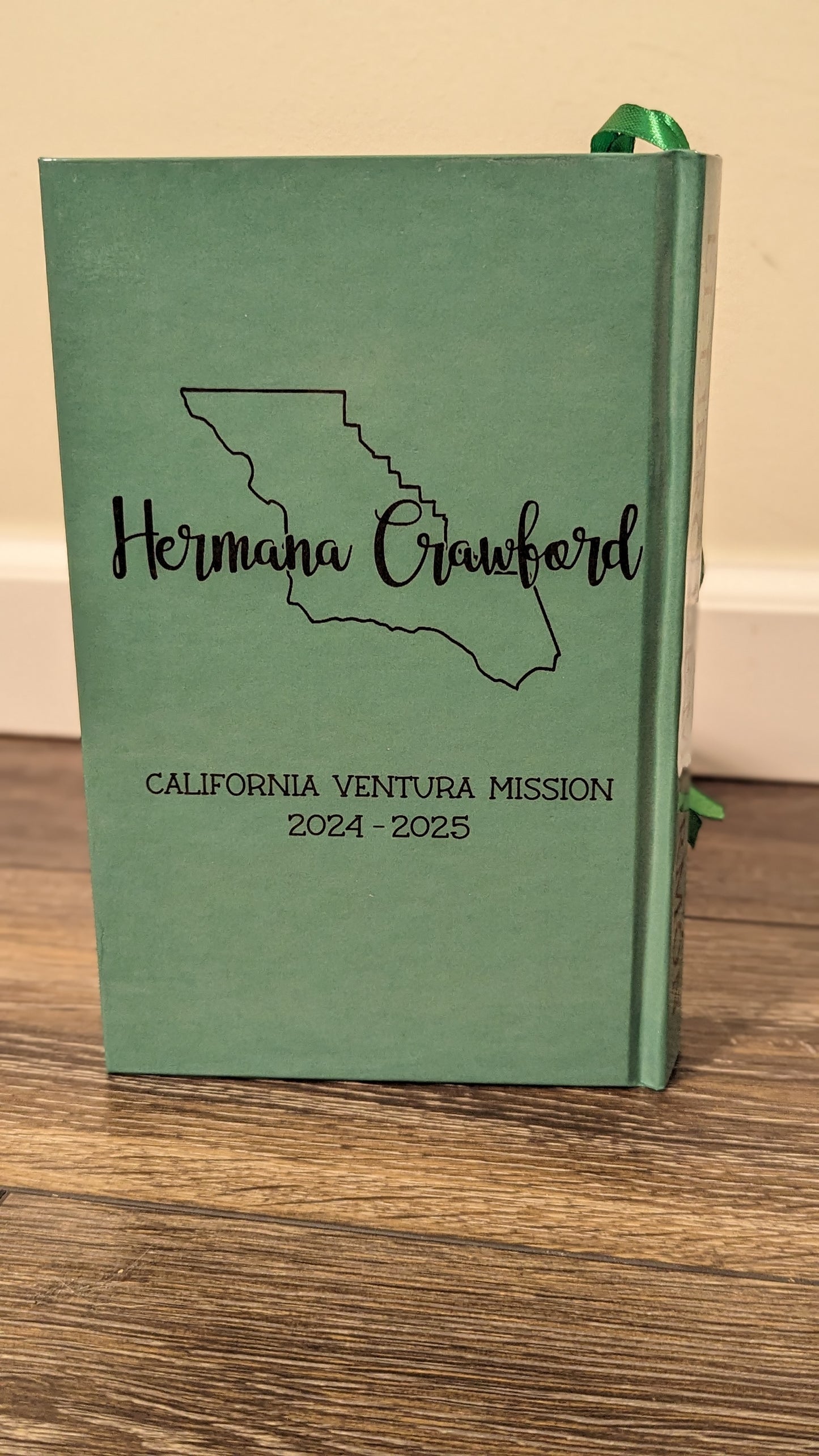12M Hardcover Handmade Missionary Book of Mormon Olive green
