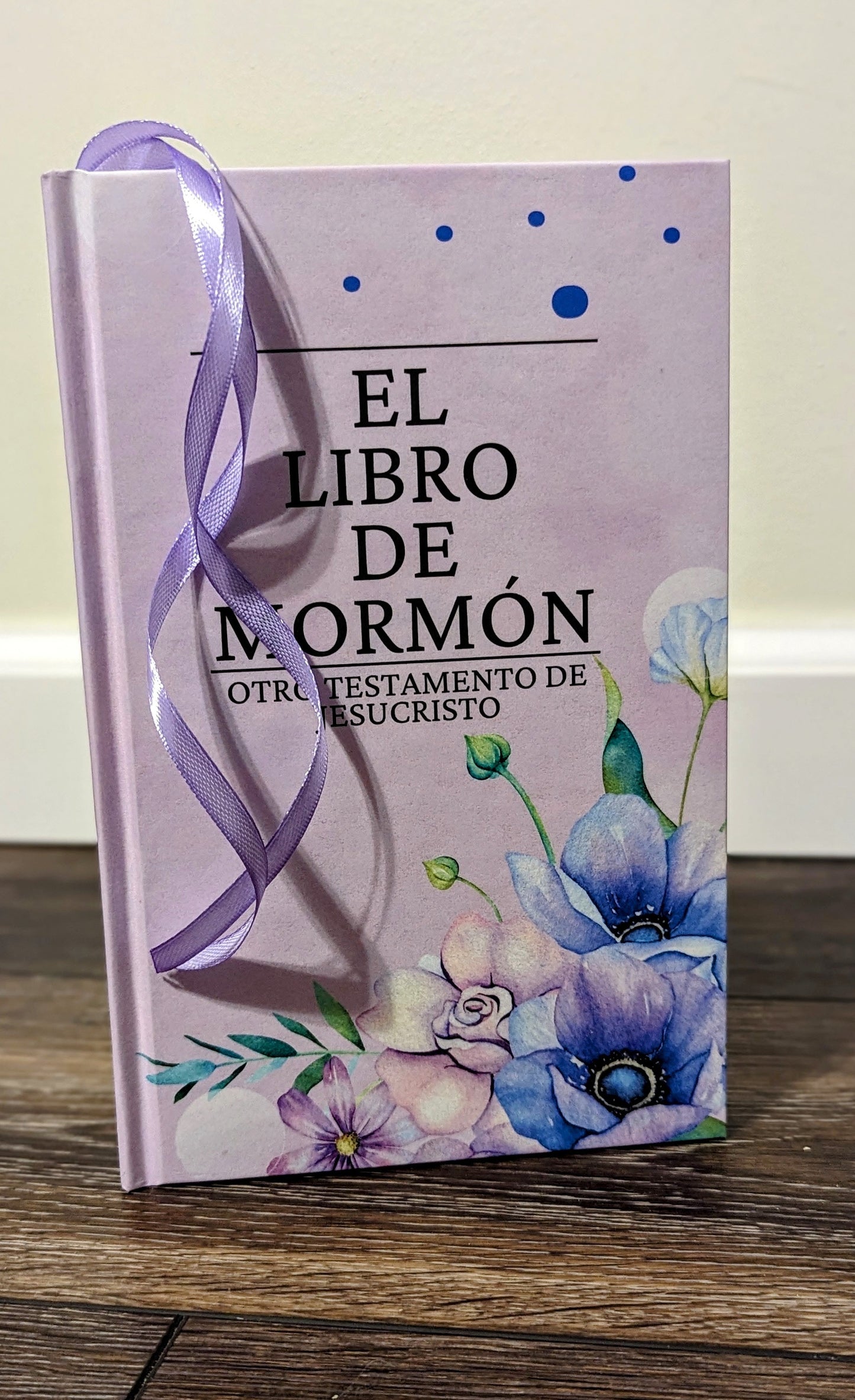 21F Hardcover Handmade Floral Book of Mormon