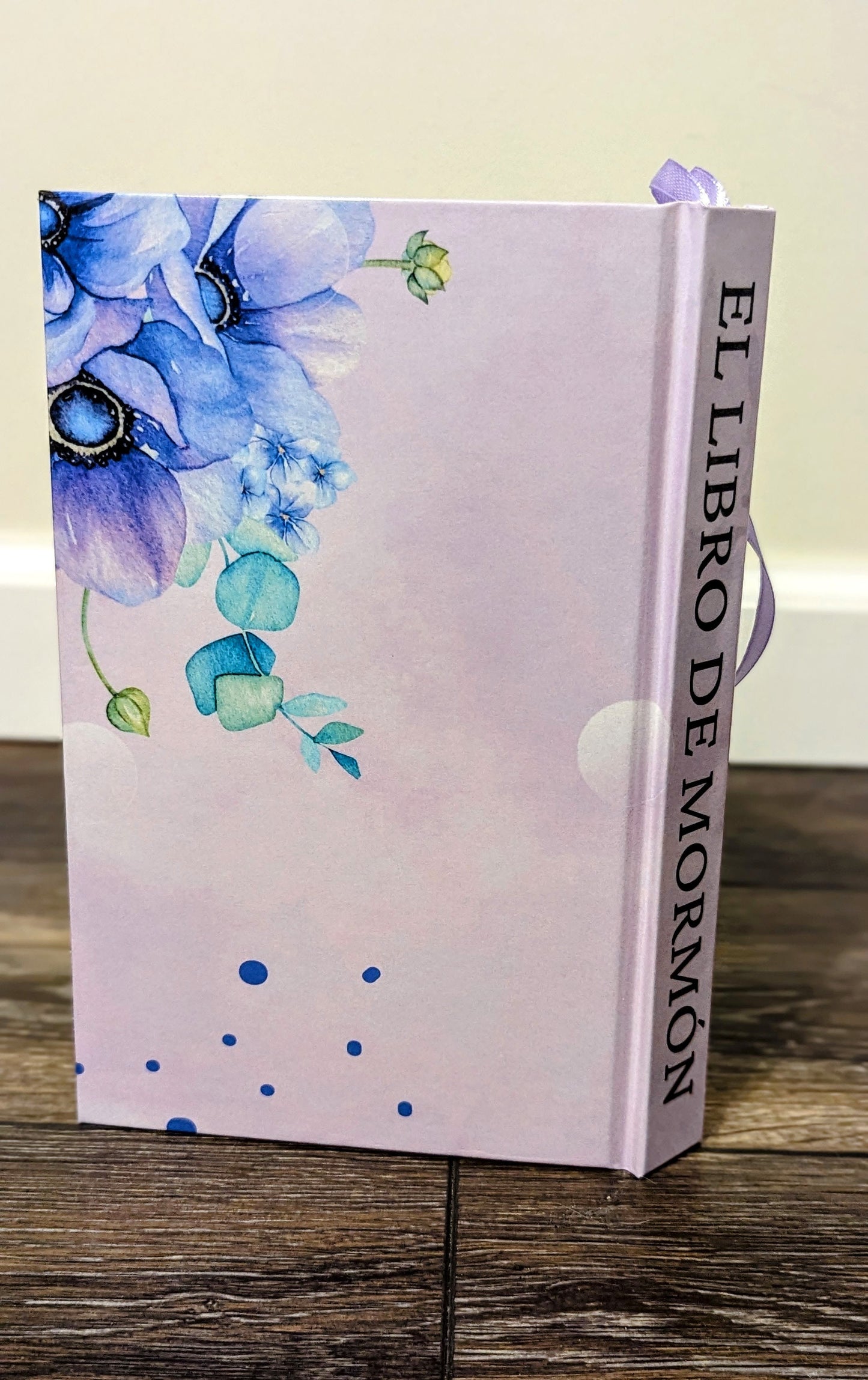 21F Hardcover Handmade Floral Book of Mormon