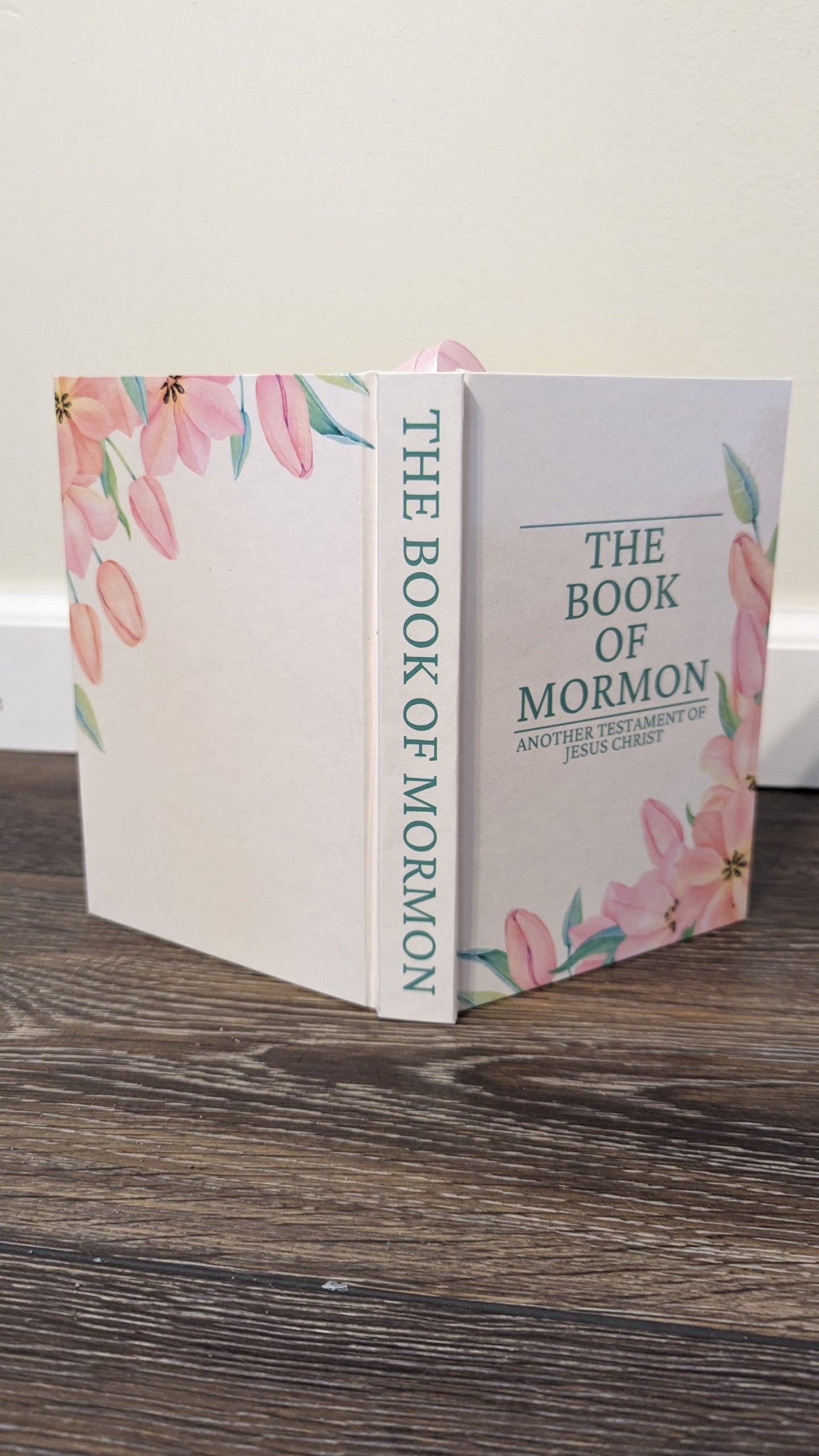 23F Hardcover Handmade Floral Book of Mormon