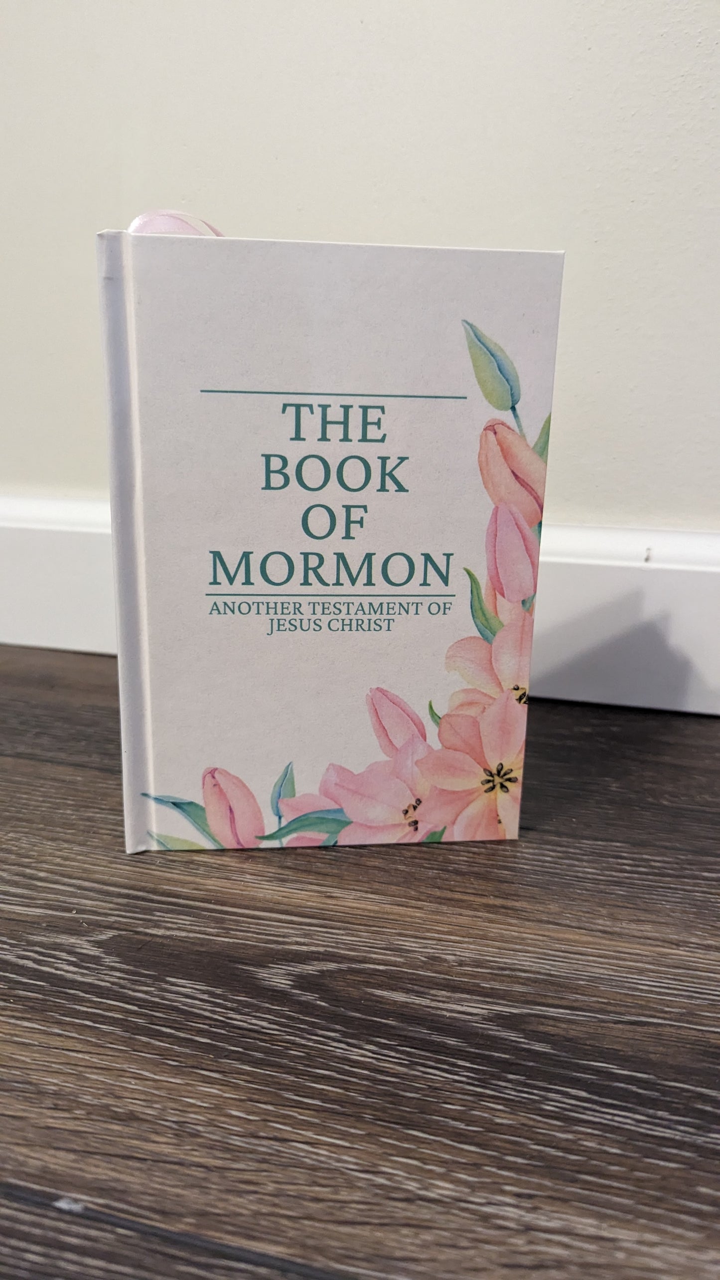 23F Hardcover Handmade Floral Book of Mormon