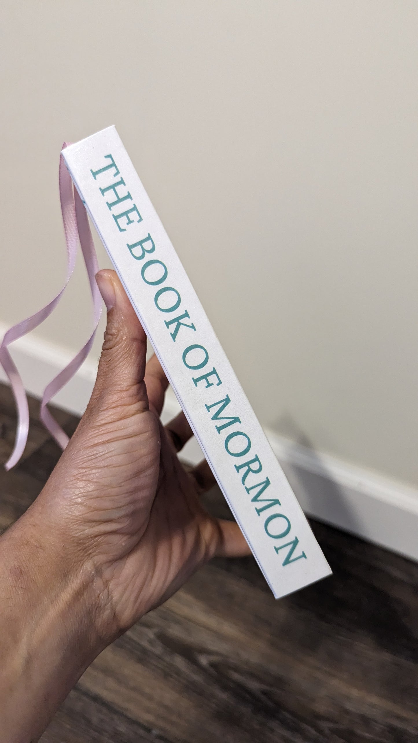 23F Hardcover Handmade Floral Book of Mormon