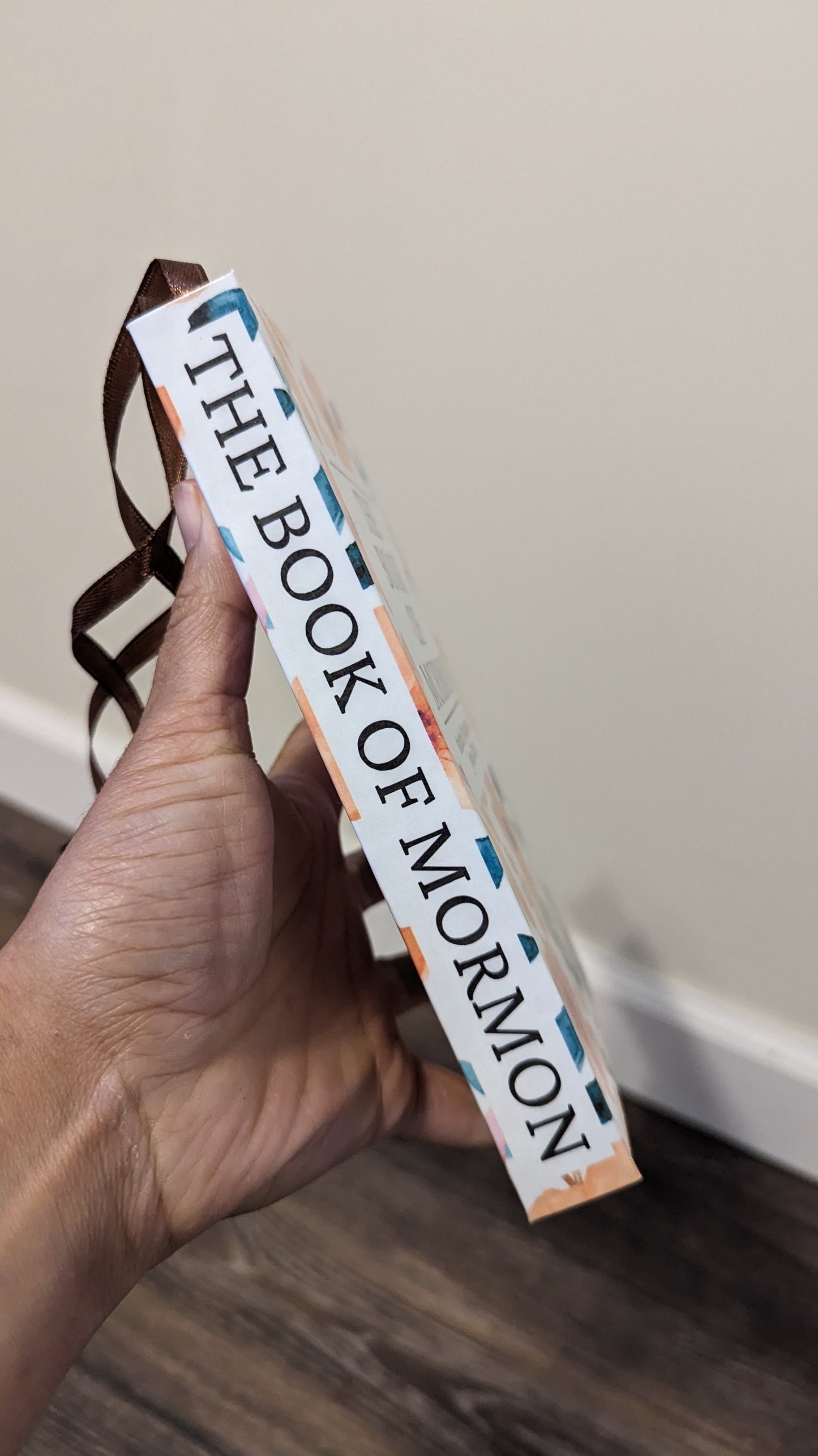 24F Hardcover Handmade Floral Book of Mormon