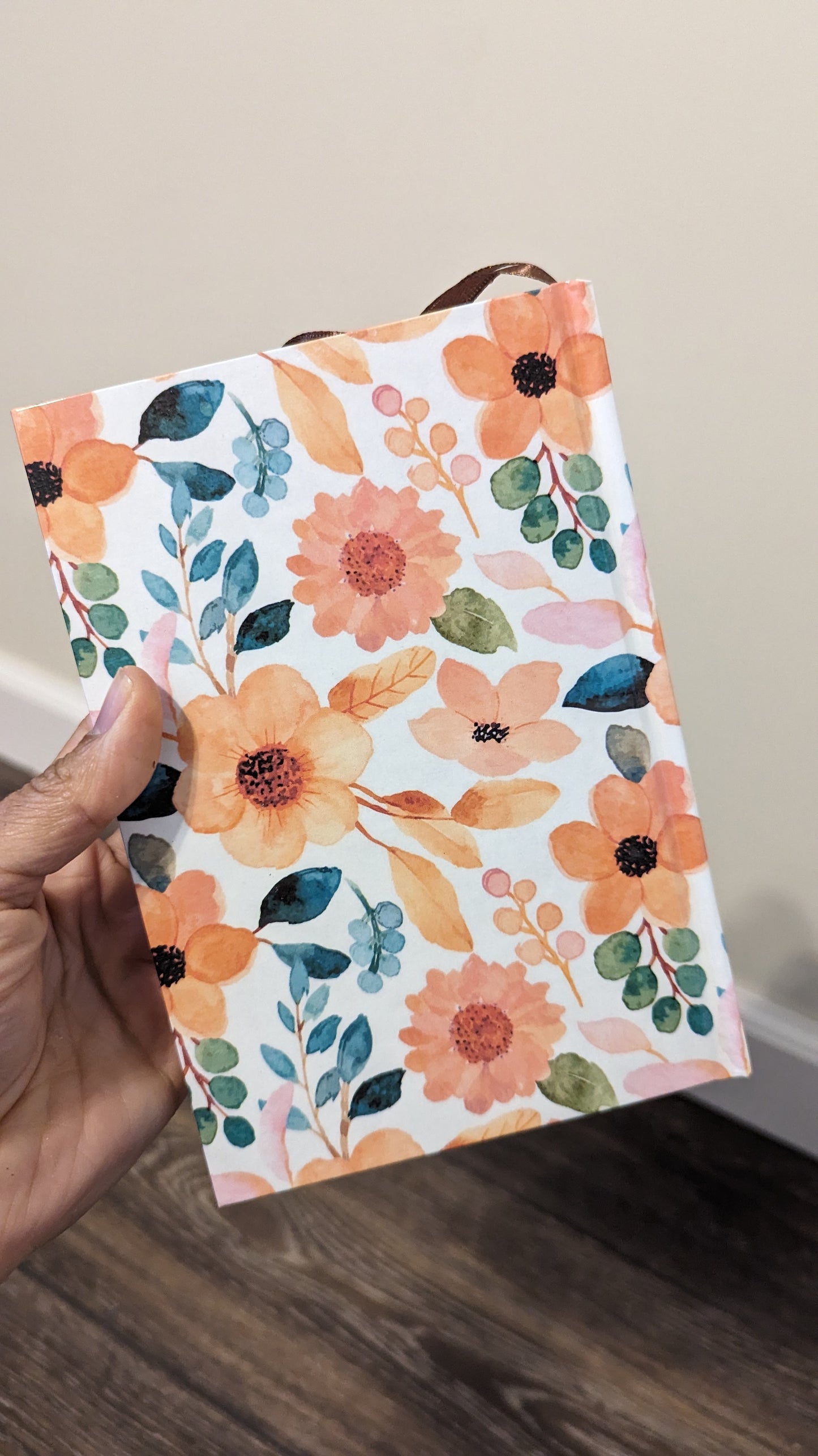 24F Hardcover Handmade Floral Book of Mormon