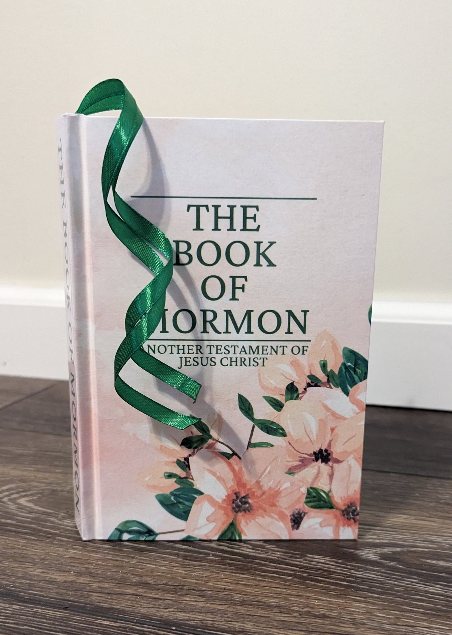 25F Hardcover Handmade Floral Book of Mormon