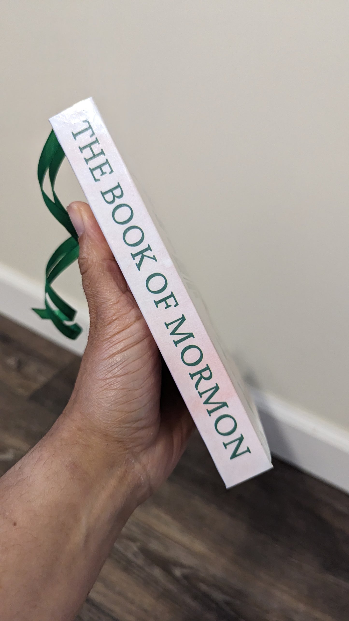 25F Hardcover Handmade Floral Book of Mormon