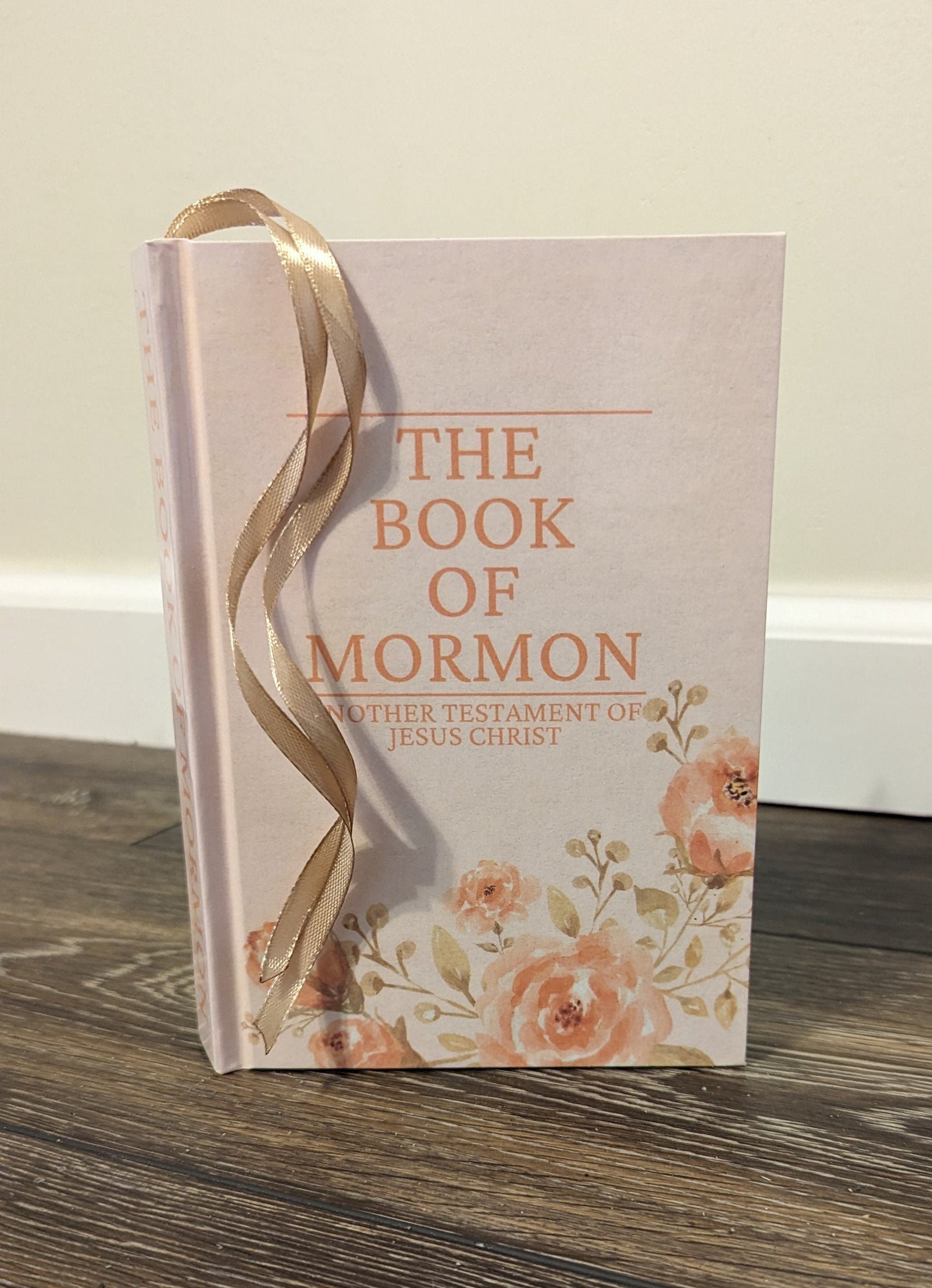 27F Hardcover Handmade Floral Book of Mormon