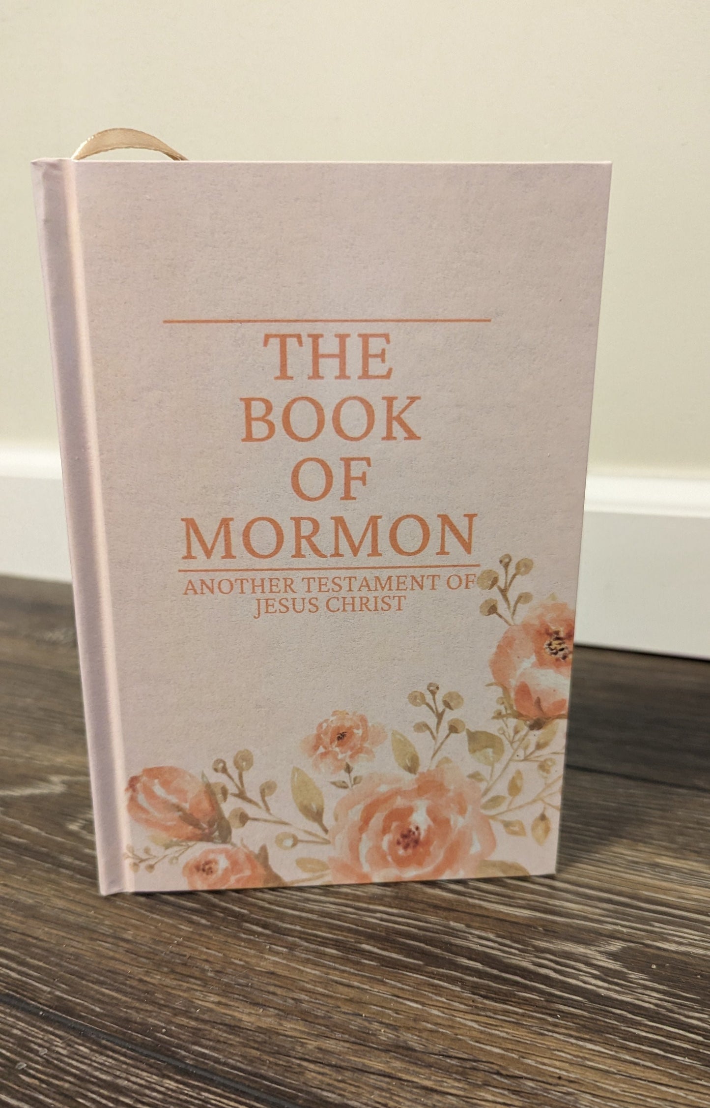27F Hardcover Handmade Floral Book of Mormon