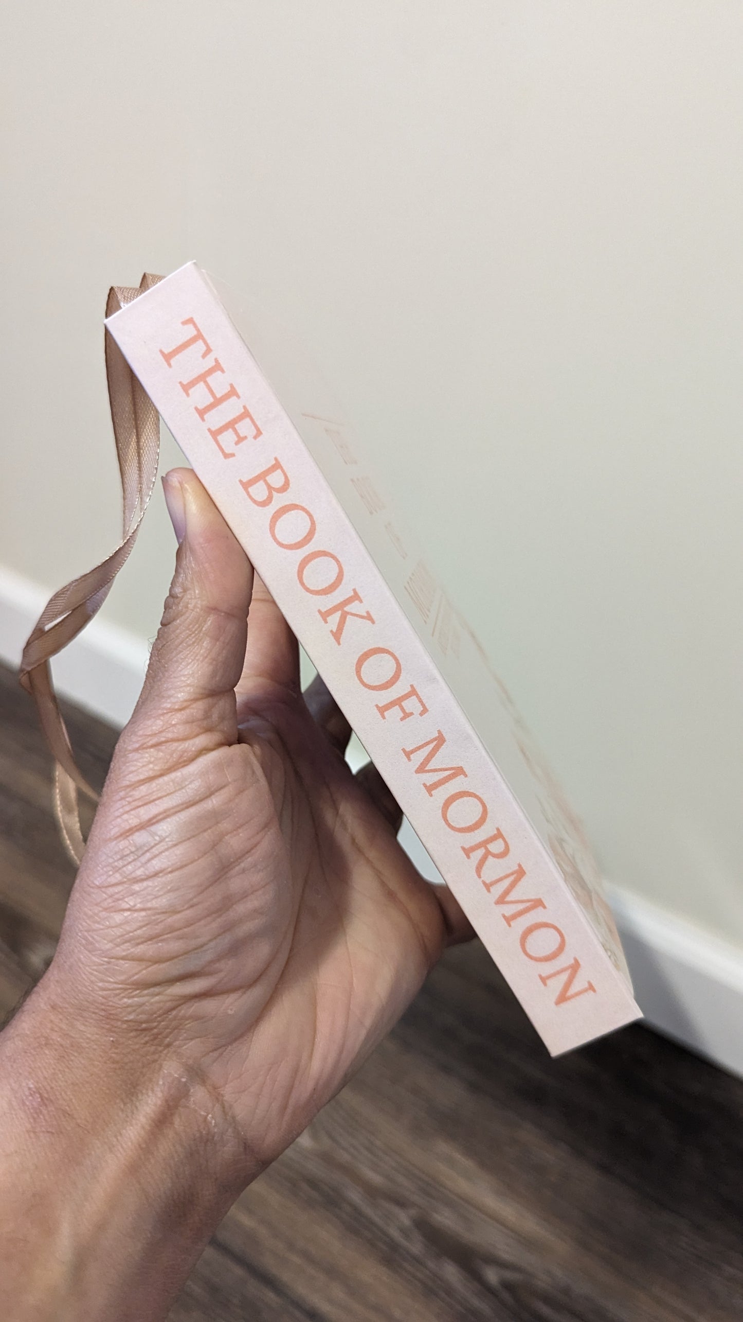 27F Hardcover Handmade Floral Book of Mormon