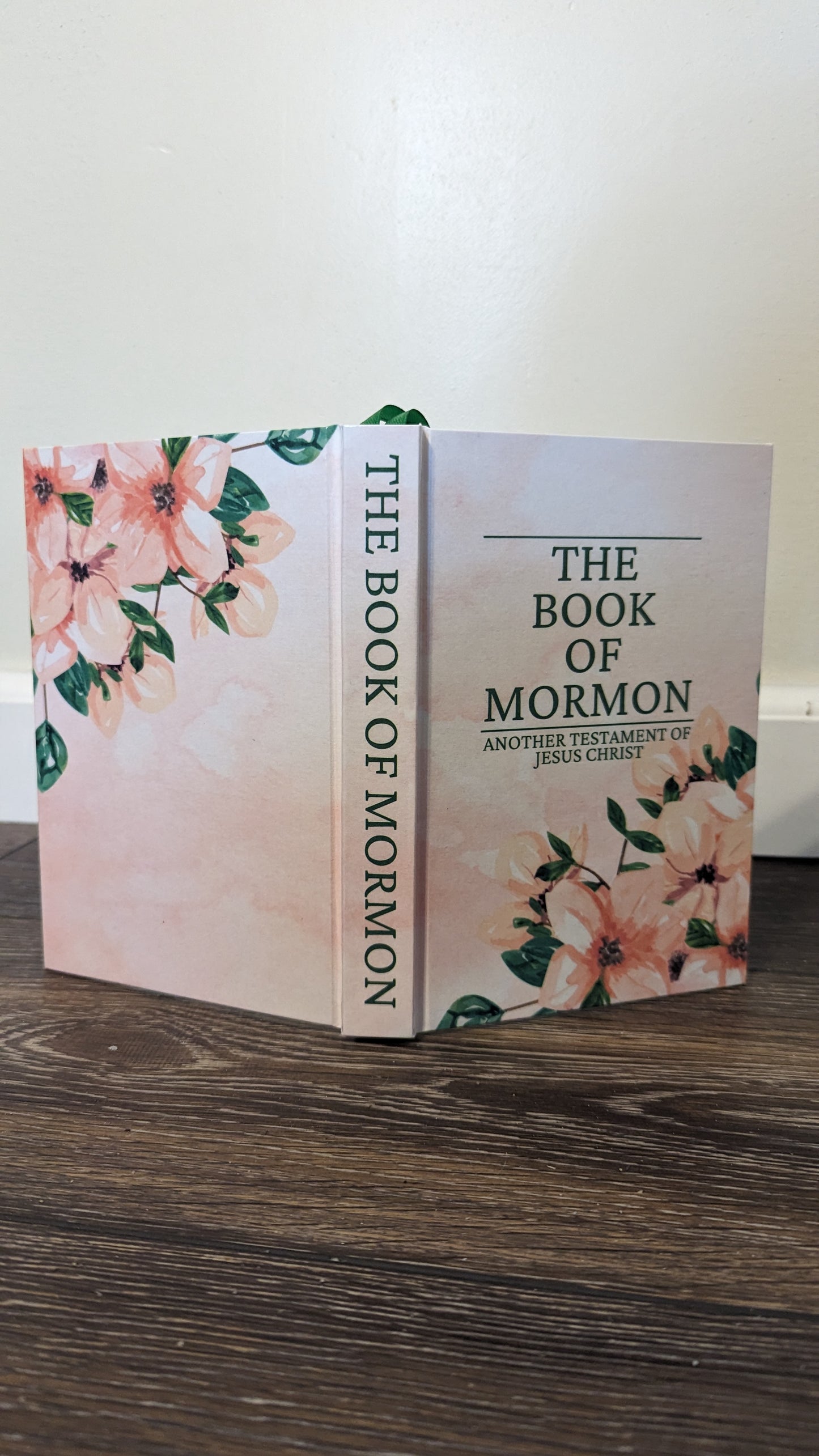 25F Hardcover Handmade Floral Book of Mormon