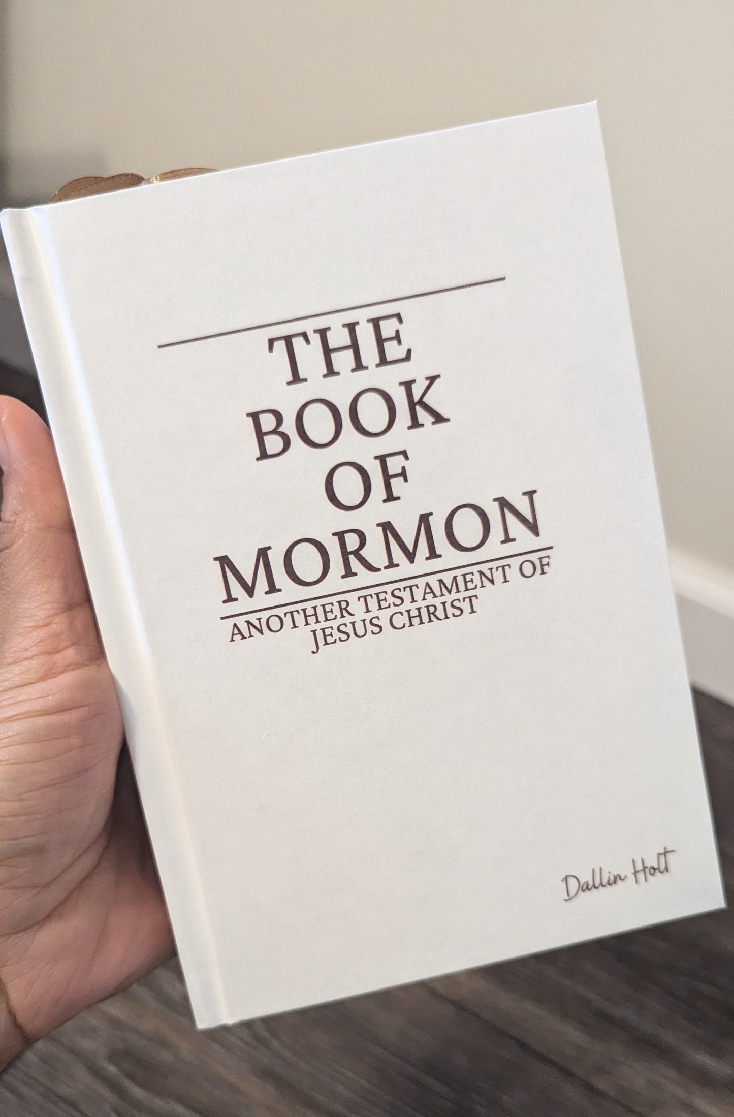13C Hardcover Handmade Book of Mormon Temple