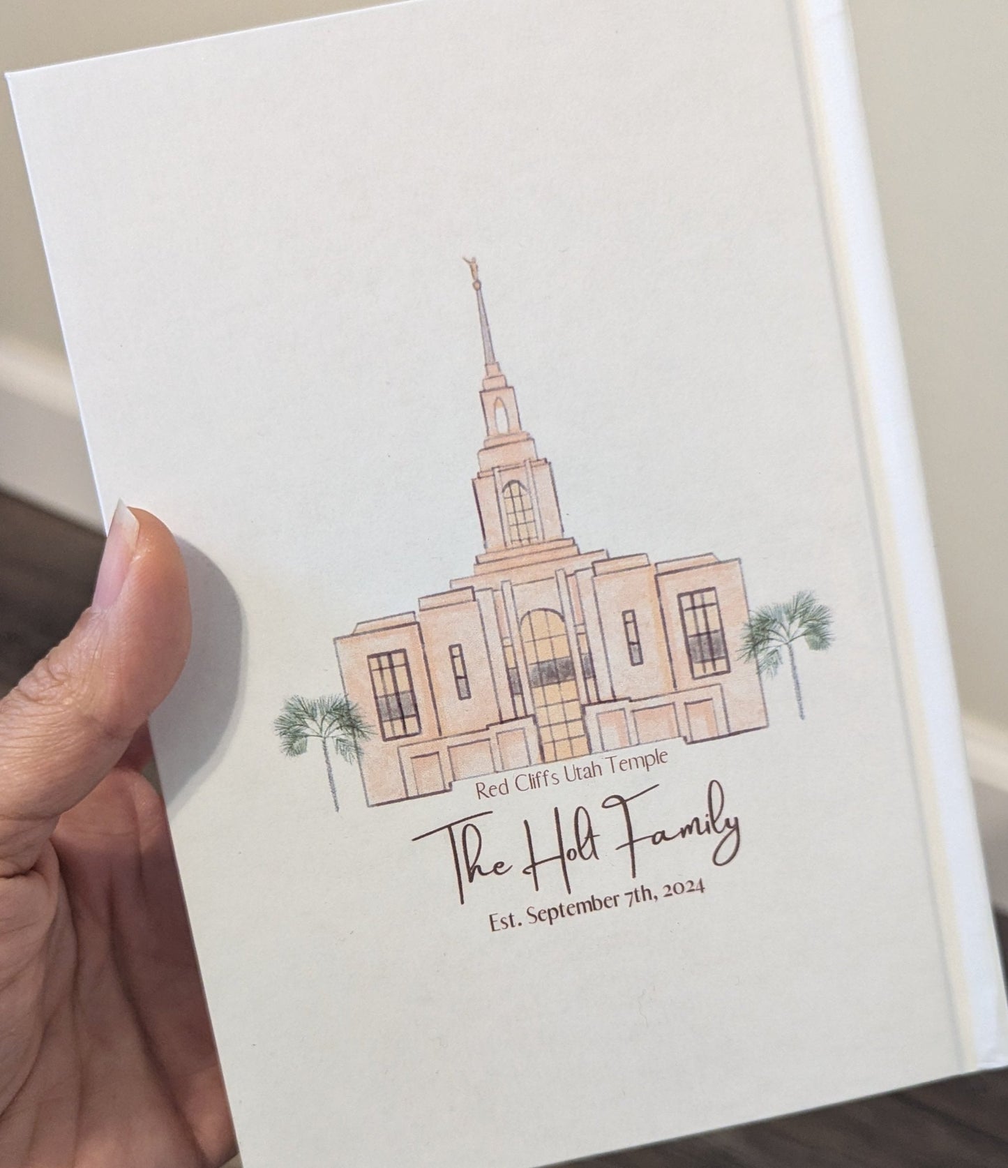 13C Hardcover Handmade Book of Mormon Temple