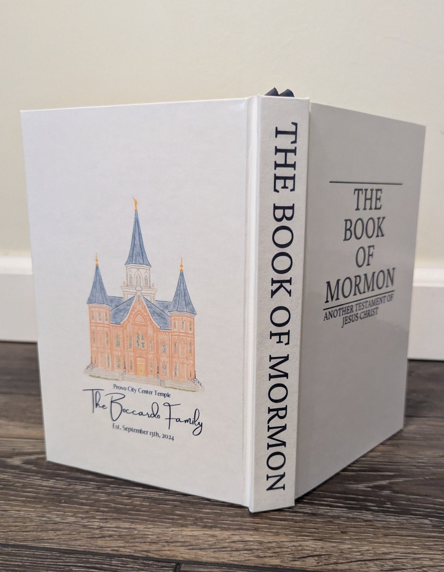 13C Hardcover Handmade Book of Mormon Temple