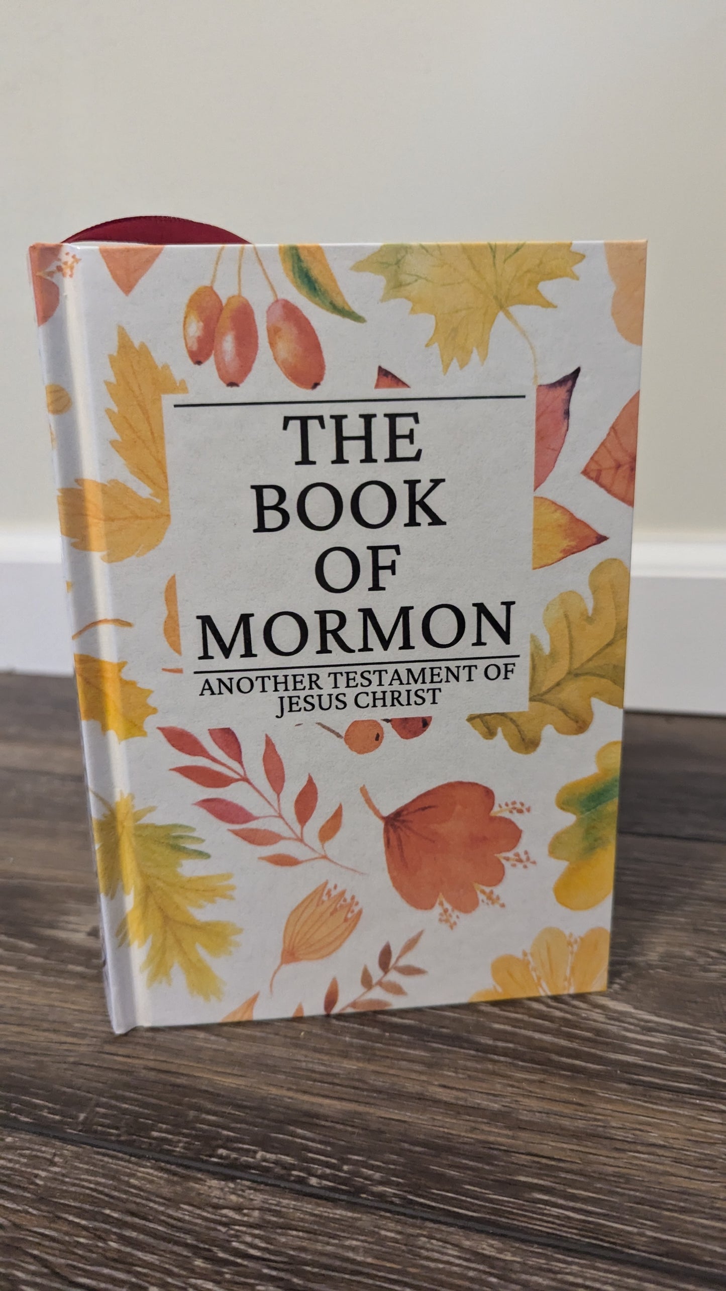 30F Hardcover Handmade Floral Book of Mormon