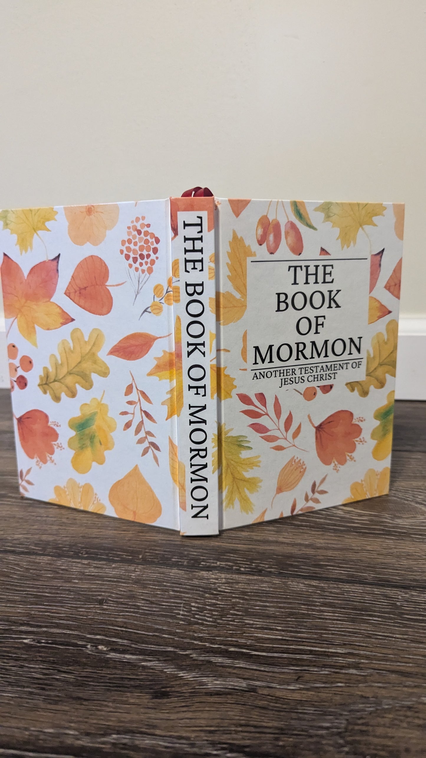 30F Hardcover Handmade Floral Book of Mormon