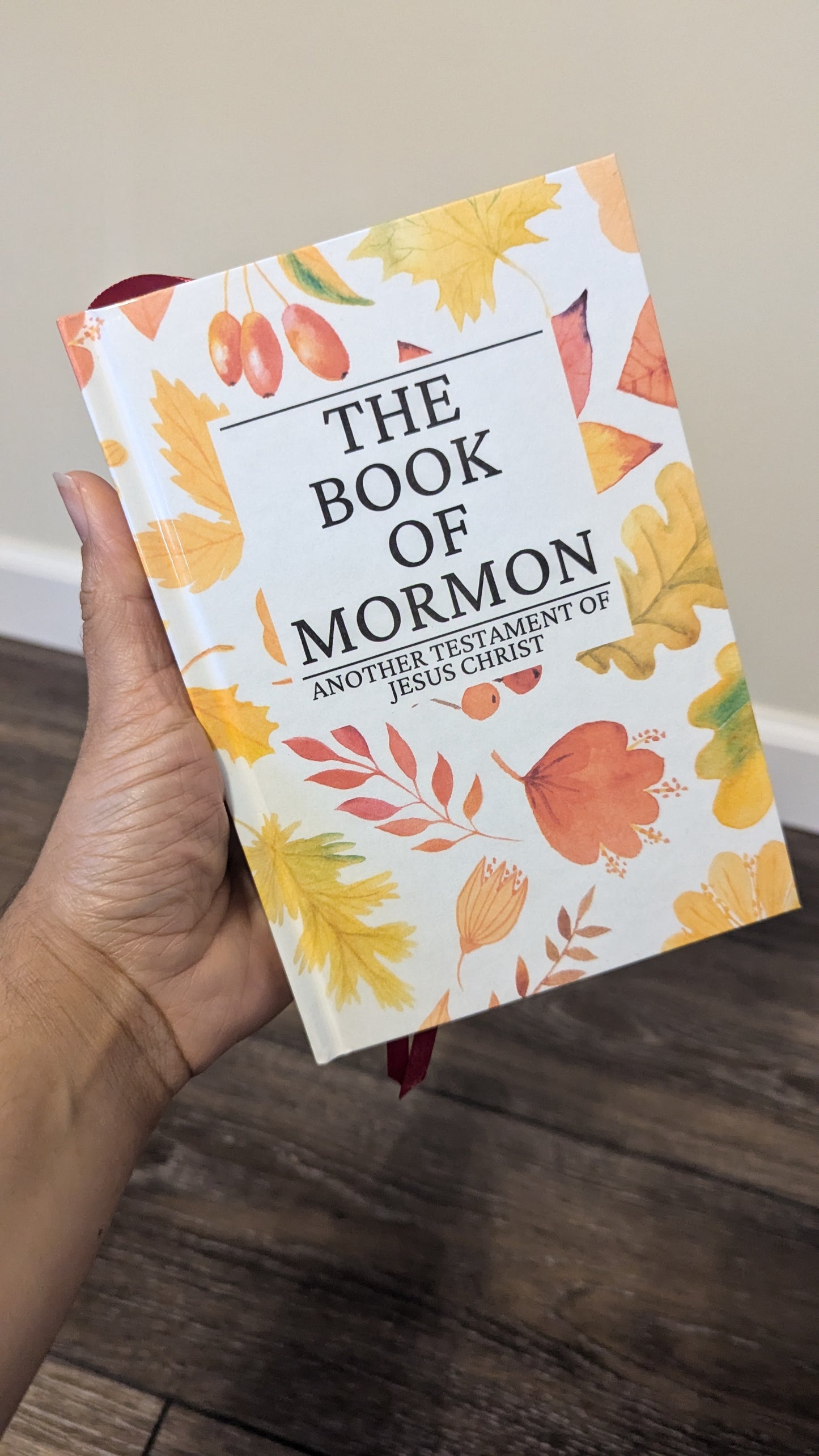 30F Hardcover Handmade Floral Book of Mormon