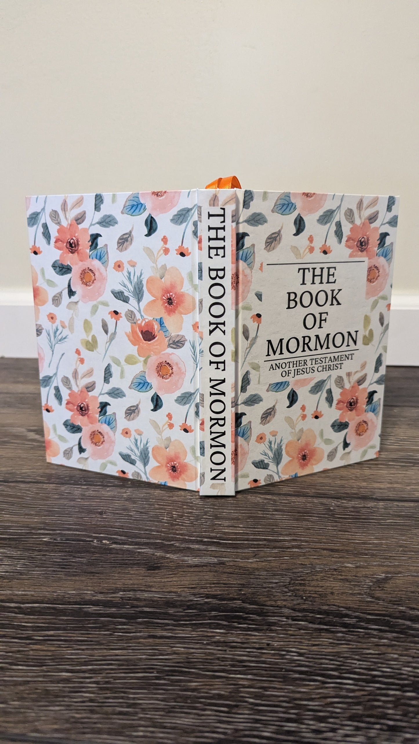 31F Hardcover Handmade Floral Book of Mormon