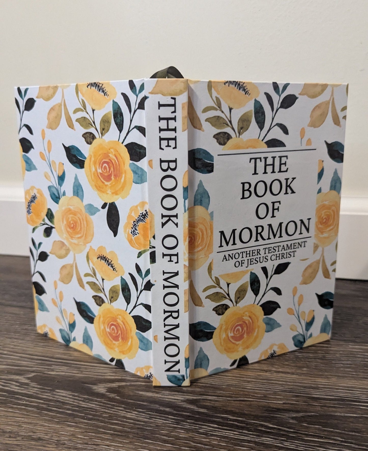 33F Hardcover Handmade Floral Book of Mormon