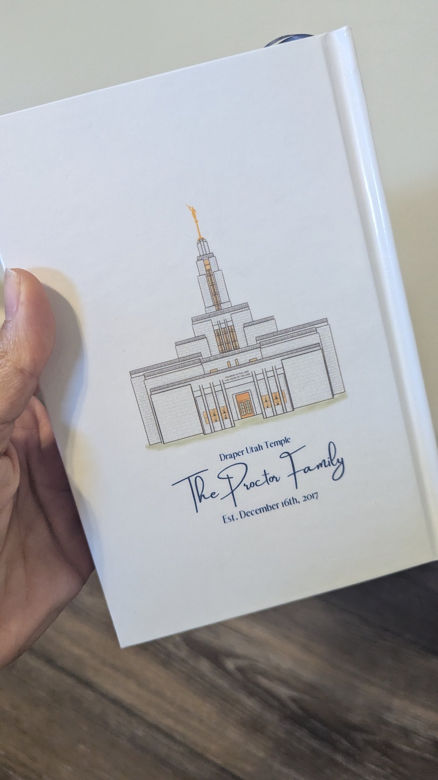 13C Hardcover Handmade Book of Mormon Temple