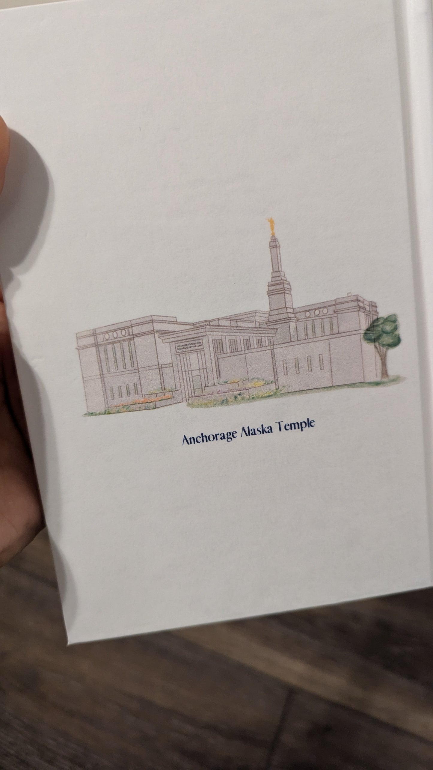 13C Hardcover Handmade Book of Mormon Temple