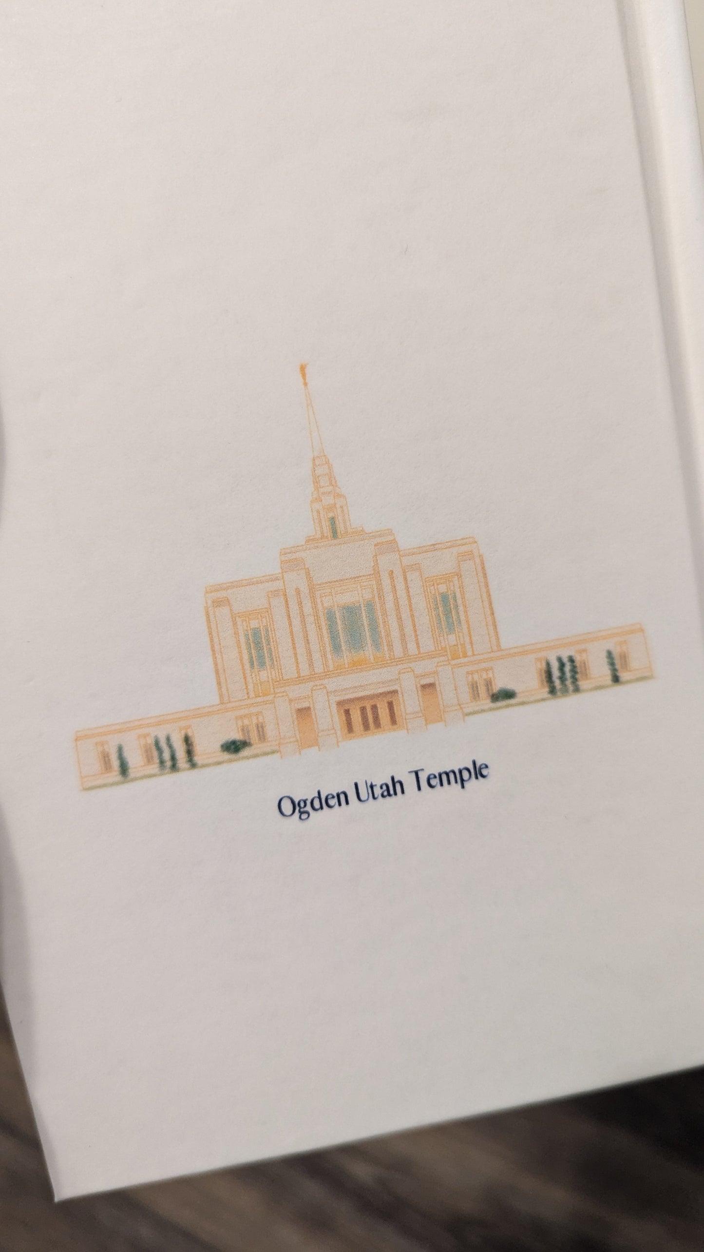 13C Hardcover Handmade Book of Mormon Temple