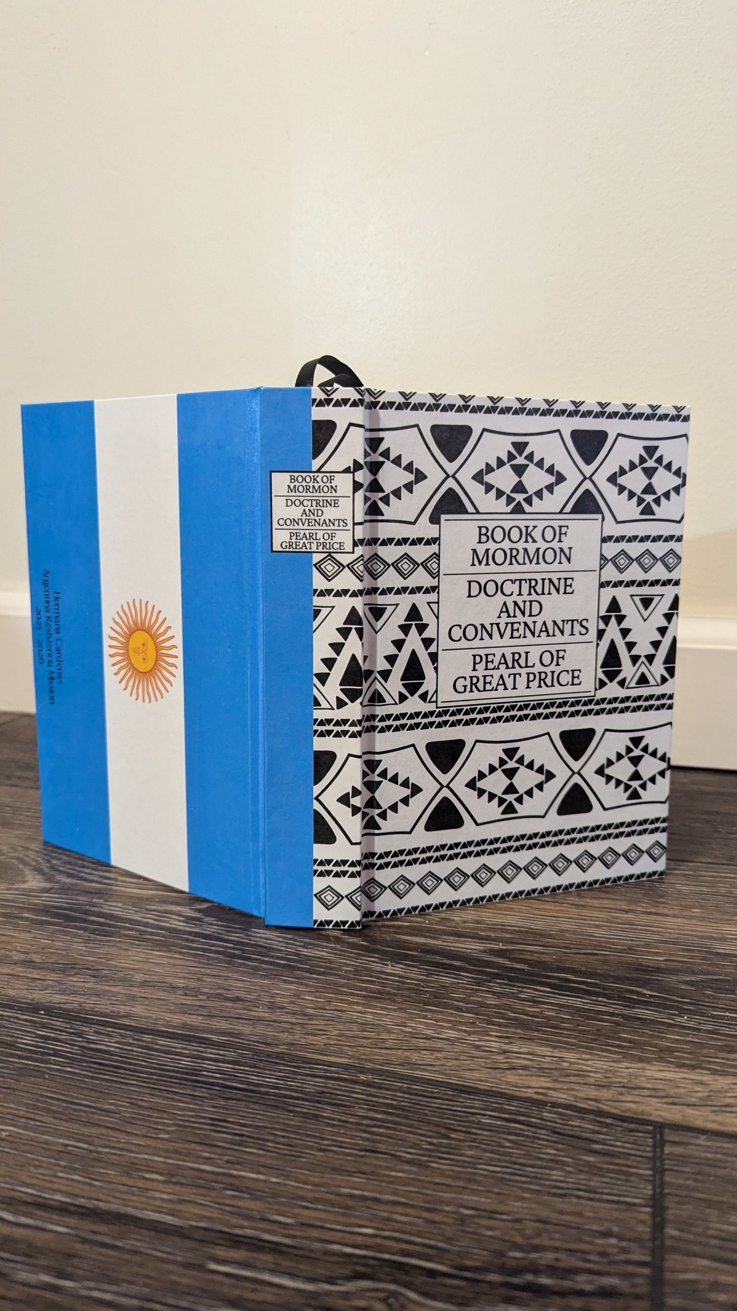 12T Hardcover Handmade Triple Combination Flag
