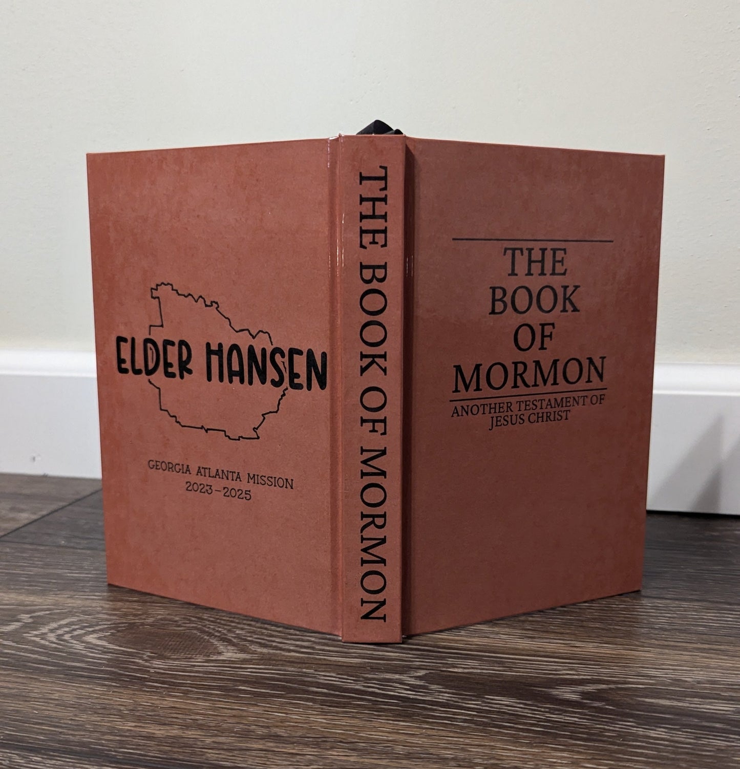 19M Hardcover Handmade Book of Mormon Brown