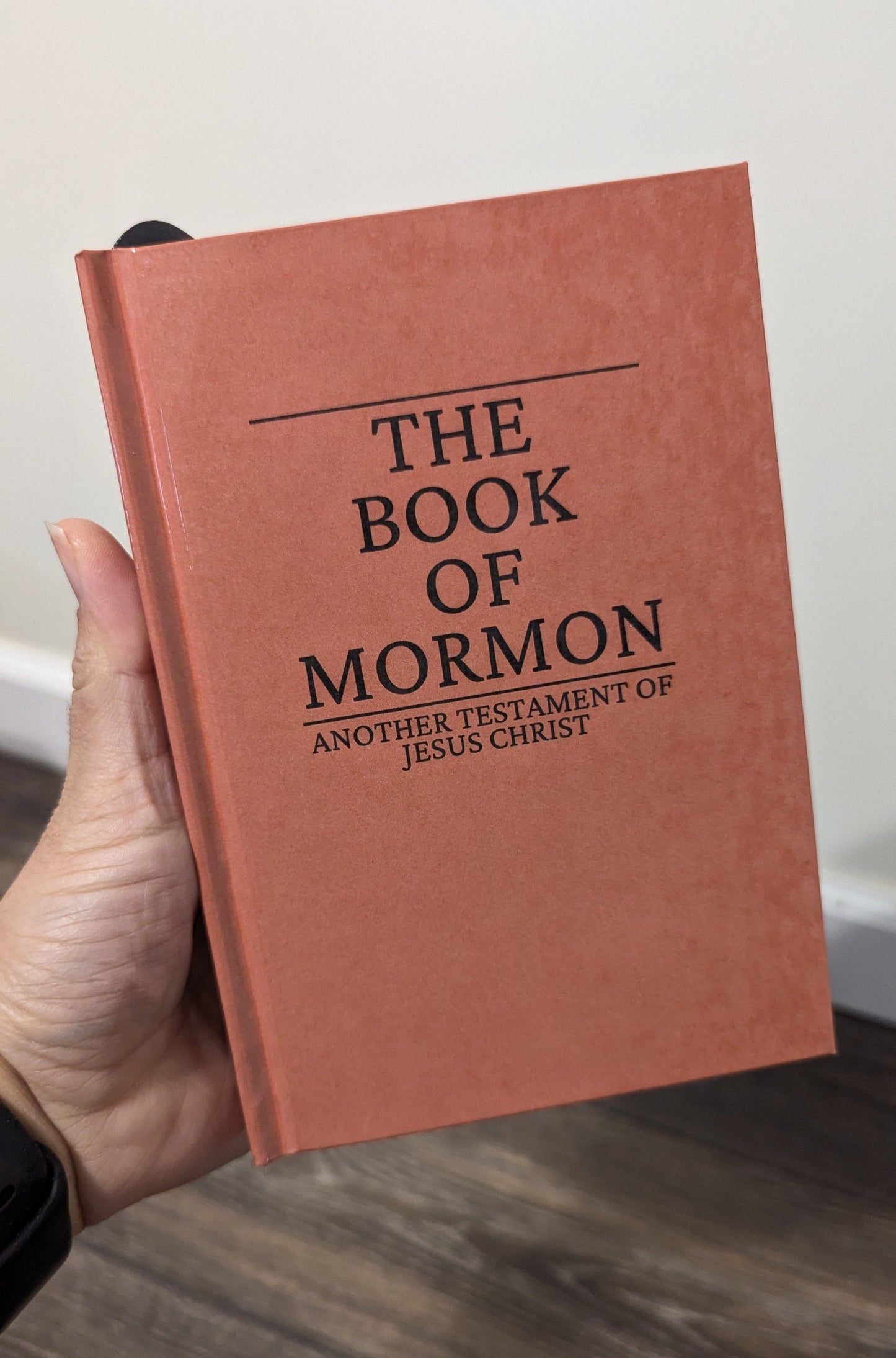 19M Hardcover Handmade Book of Mormon Brown