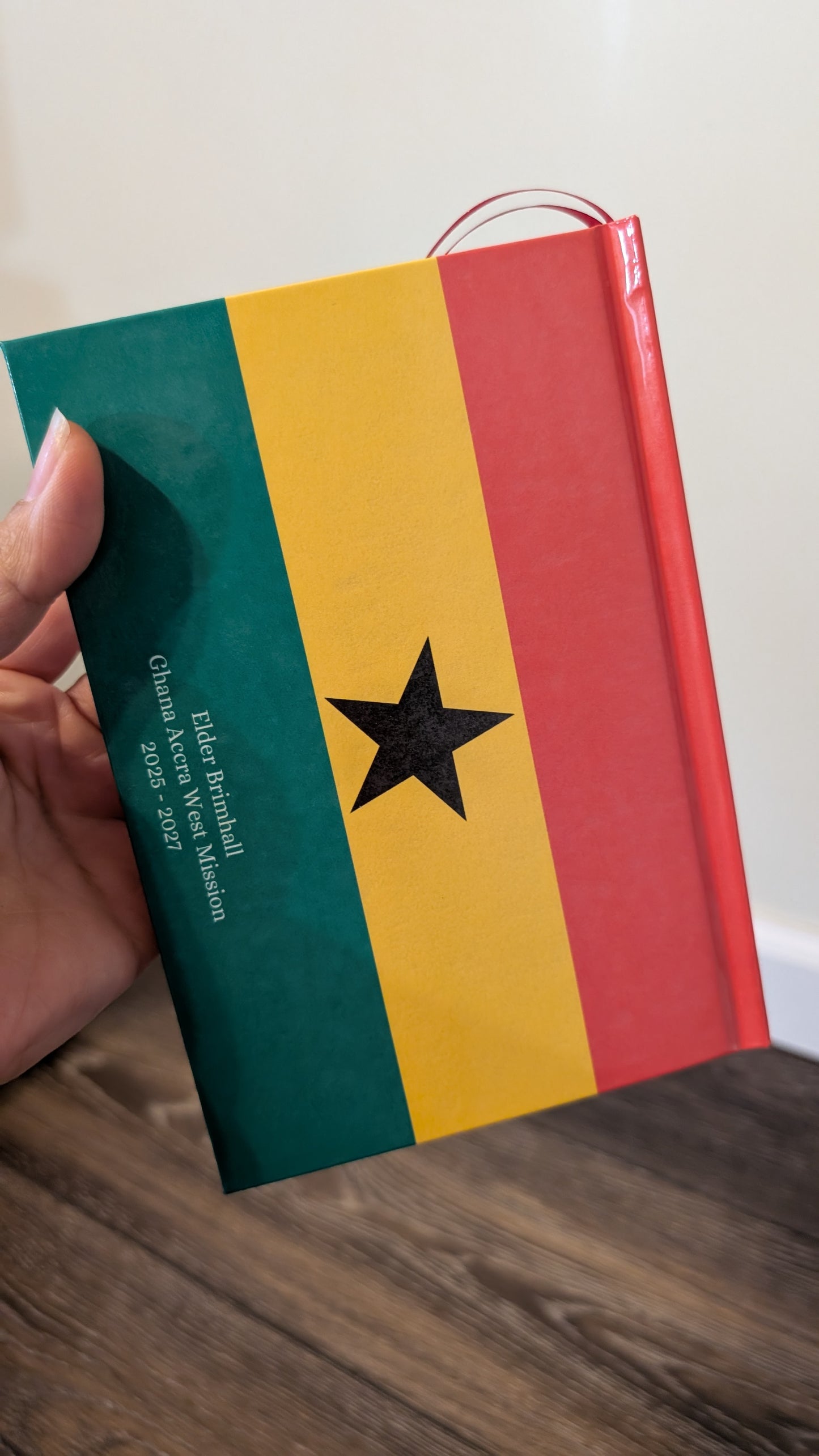 14M Hardcover Handmade Missionary Book of Mormon Country Flag