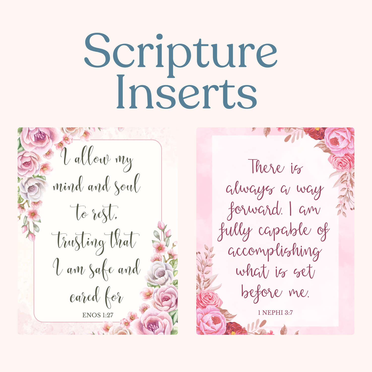 Scripture Inserts