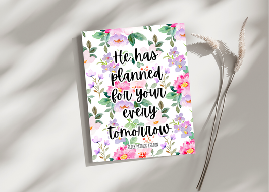 He has planned... Greeting Card