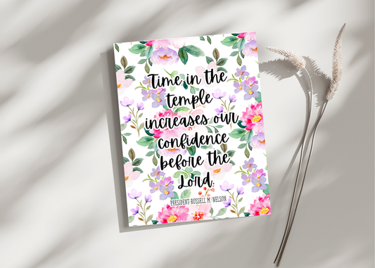 Time in the temple... Greeting Card