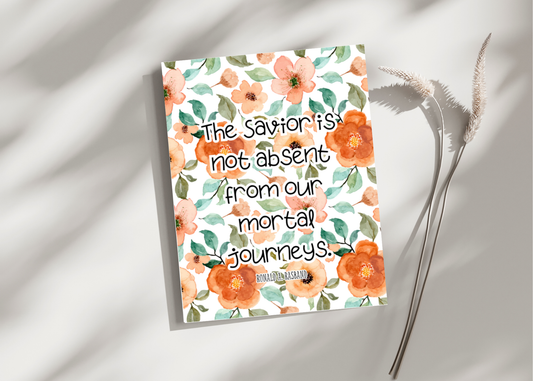 The Savior is not absent... Greeting Card