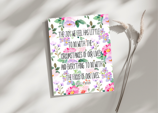 The joy we feel... Greeting Card